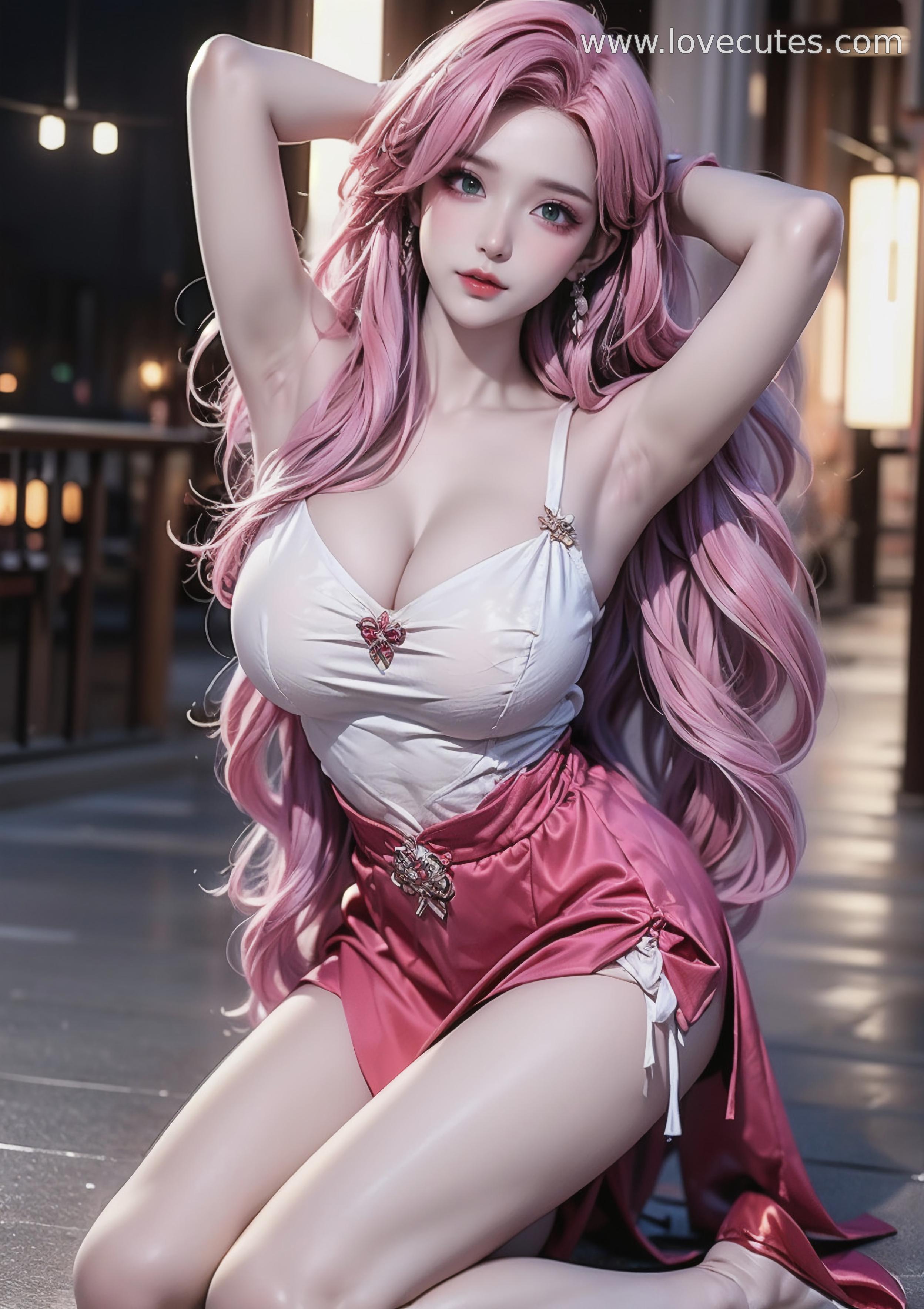 Cô Gái Anime Tạo Bởi AI - 萨勒芬妮：星之守护者白虎少女 68P Với Tư Thế Gợi Cảm Hấp Dẫn