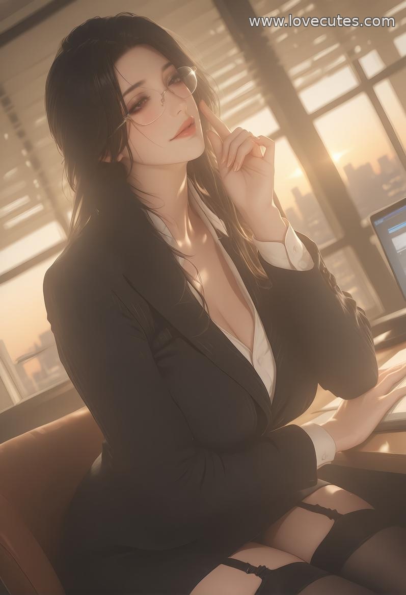 AI生成アニメ少女 - 轻熟風秘書：職場美女の魅惑的なポーズで美胸と完璧な曲線を披露 138P