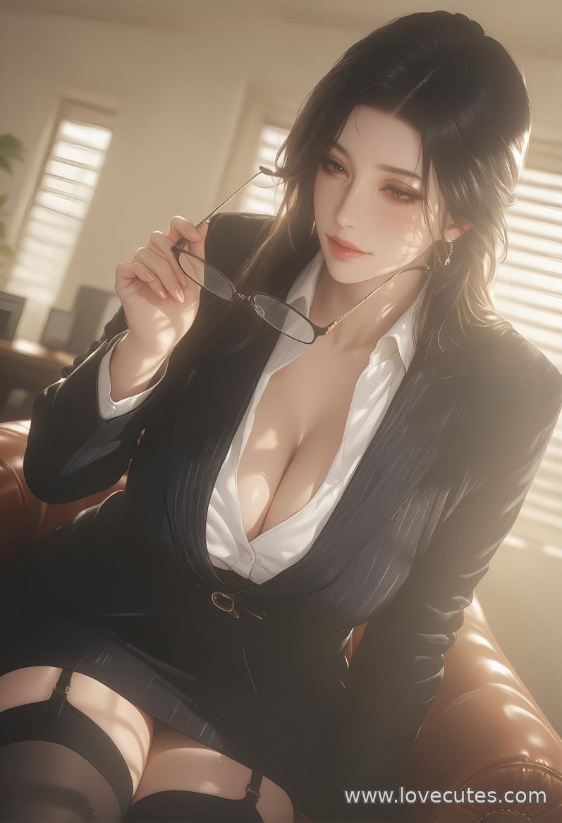 AI生成アニメ少女 - 轻熟風秘書：職場美女の魅惑的なポーズで美胸と完璧な曲線を披露 138P