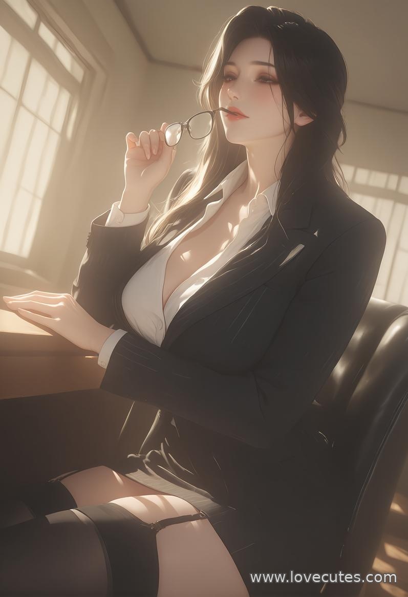 Cô Gái Anime Tạo Ra Bằng AI - 轻熟风秘书: Vẻ Đẹp Nữ Công Sở Với Dáng Vóc Quyến Rũ 138P