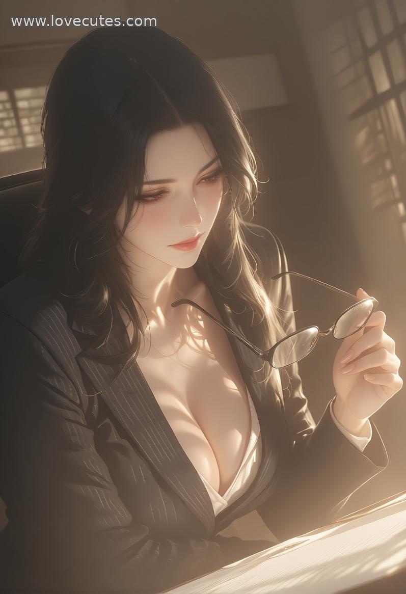 Cô Gái Anime Tạo Ra Bằng AI - 轻熟风秘书: Vẻ Đẹp Nữ Công Sở Với Dáng Vóc Quyến Rũ 138P