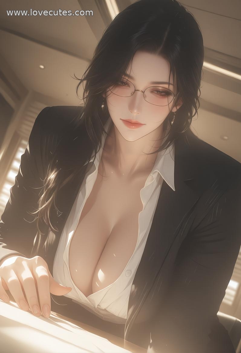Cô Gái Anime Tạo Ra Bằng AI - 轻熟风秘书: Vẻ Đẹp Nữ Công Sở Với Dáng Vóc Quyến Rũ 138P