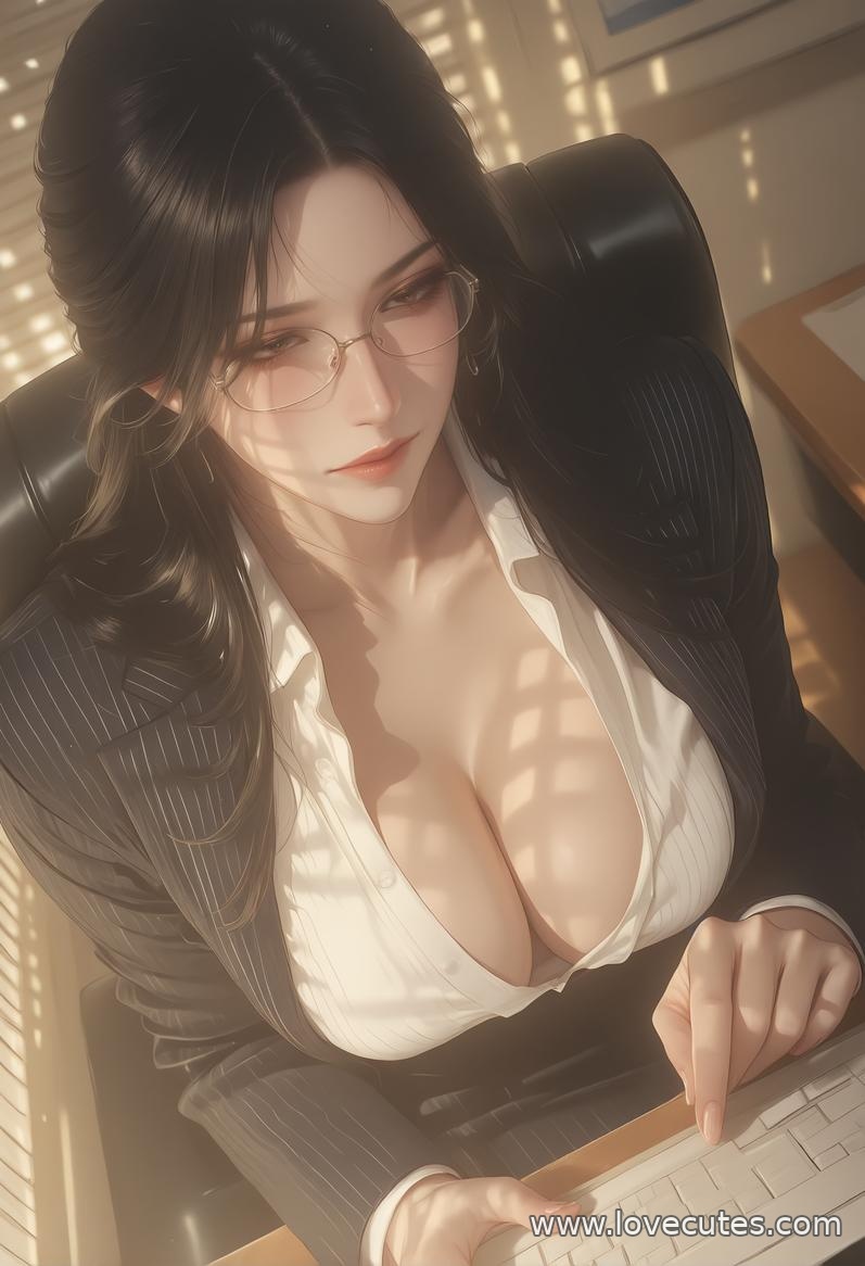 Cô Gái Anime Tạo Ra Bằng AI - 轻熟风秘书: Vẻ Đẹp Nữ Công Sở Với Dáng Vóc Quyến Rũ 138P