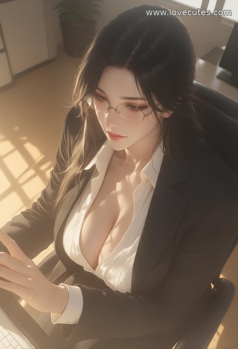 Cô Gái Anime Tạo Ra Bằng AI - 轻熟风秘书: Vẻ Đẹp Nữ Công Sở Với Dáng Vóc Quyến Rũ 138P