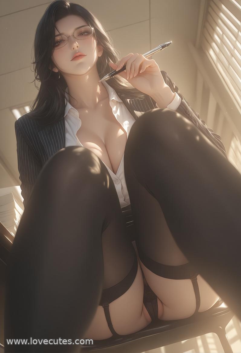 AI生成アニメ少女 - 轻熟風秘書：職場美女の魅惑的なポーズで美胸と完璧な曲線を披露 138P
