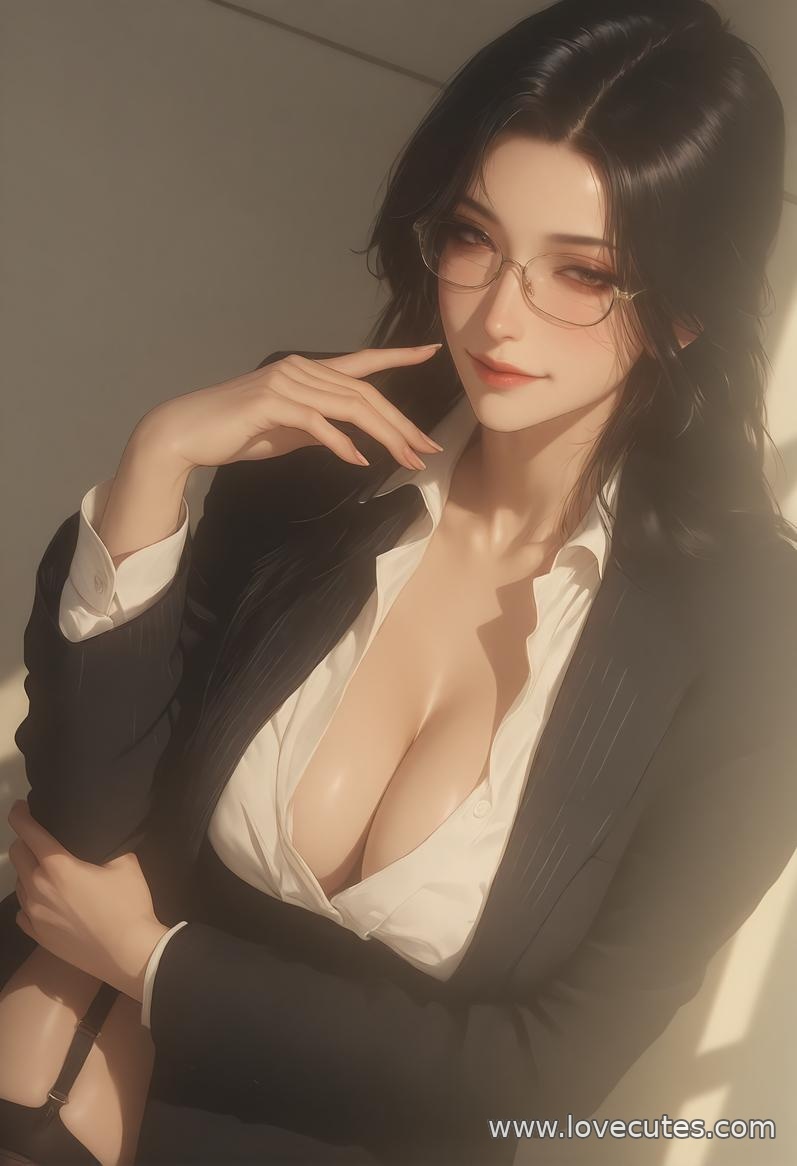 AI生成アニメ少女 - 轻熟風秘書：職場美女の魅惑的なポーズで美胸と完璧な曲線を披露 138P