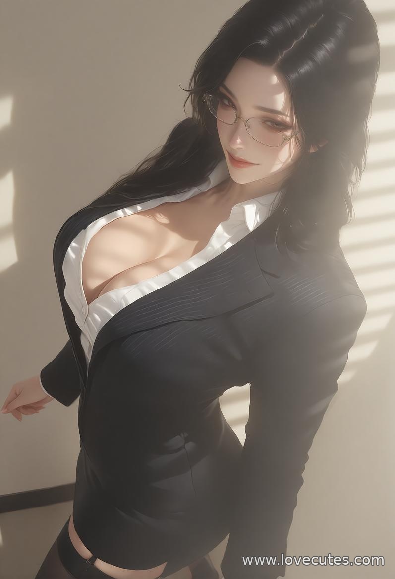AI生成アニメ少女 - 轻熟風秘書：職場美女の魅惑的なポーズで美胸と完璧な曲線を披露 138P