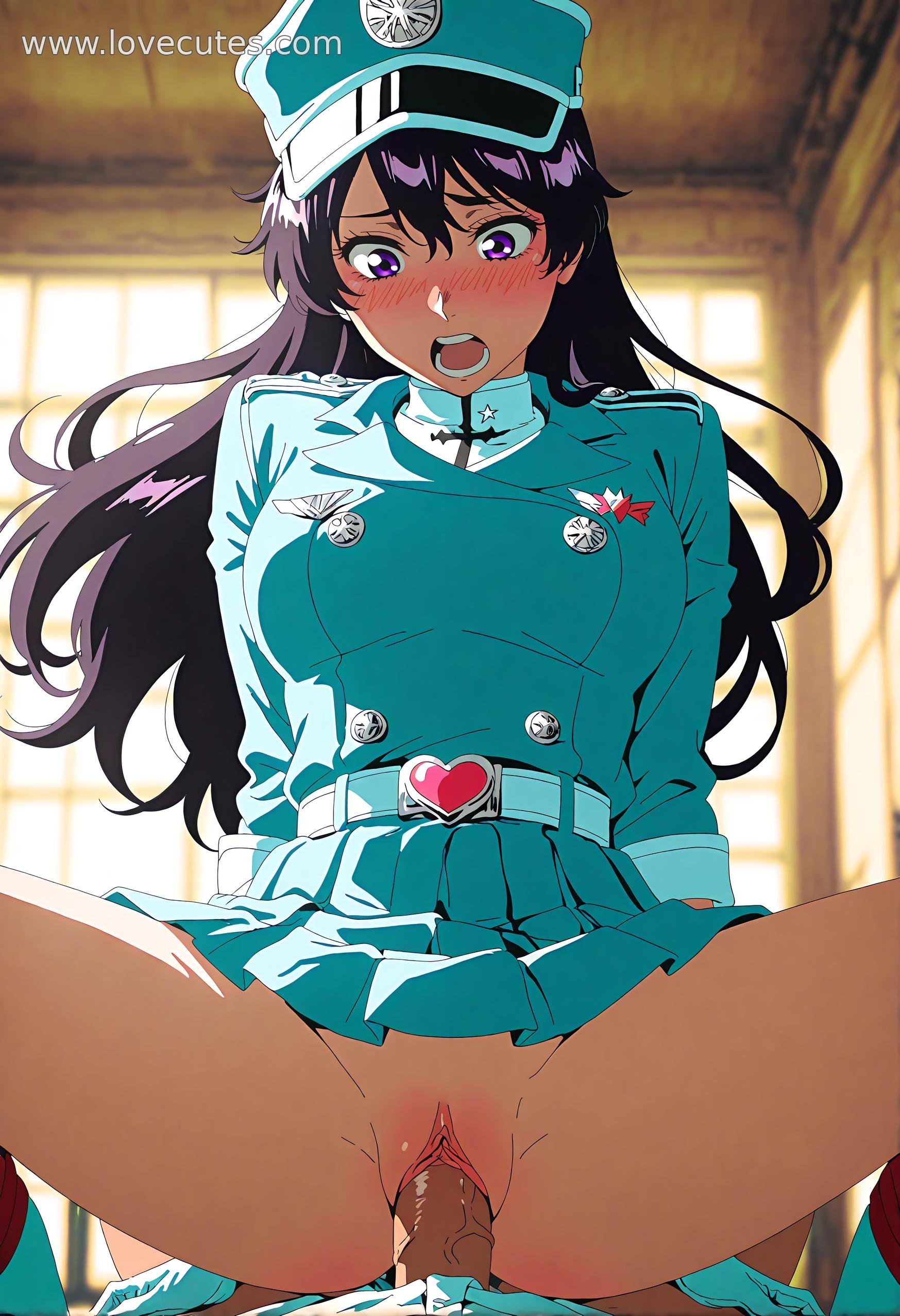 AI Generated Anime Girl - 邦比爱塔: Sexy Temptation in Student Outfit by the Golden-Haired Death God, 63P