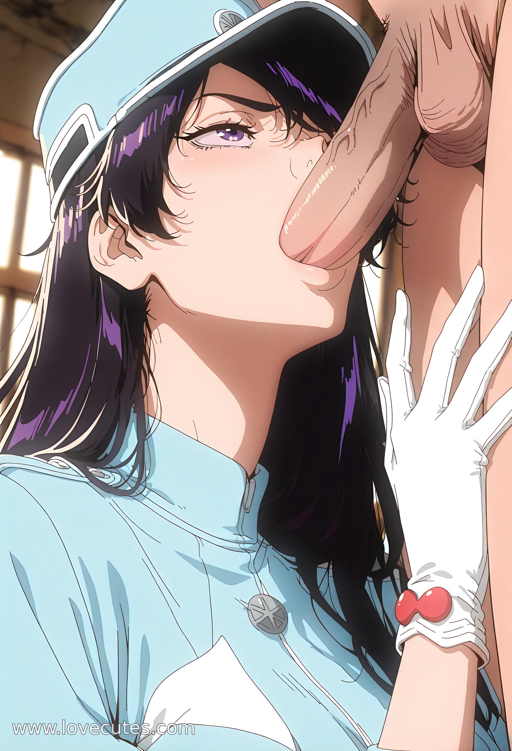 AI Generated Anime Girl - 邦比爱塔: Sexy Temptation in Student Outfit by the Golden-Haired Death God, 63P