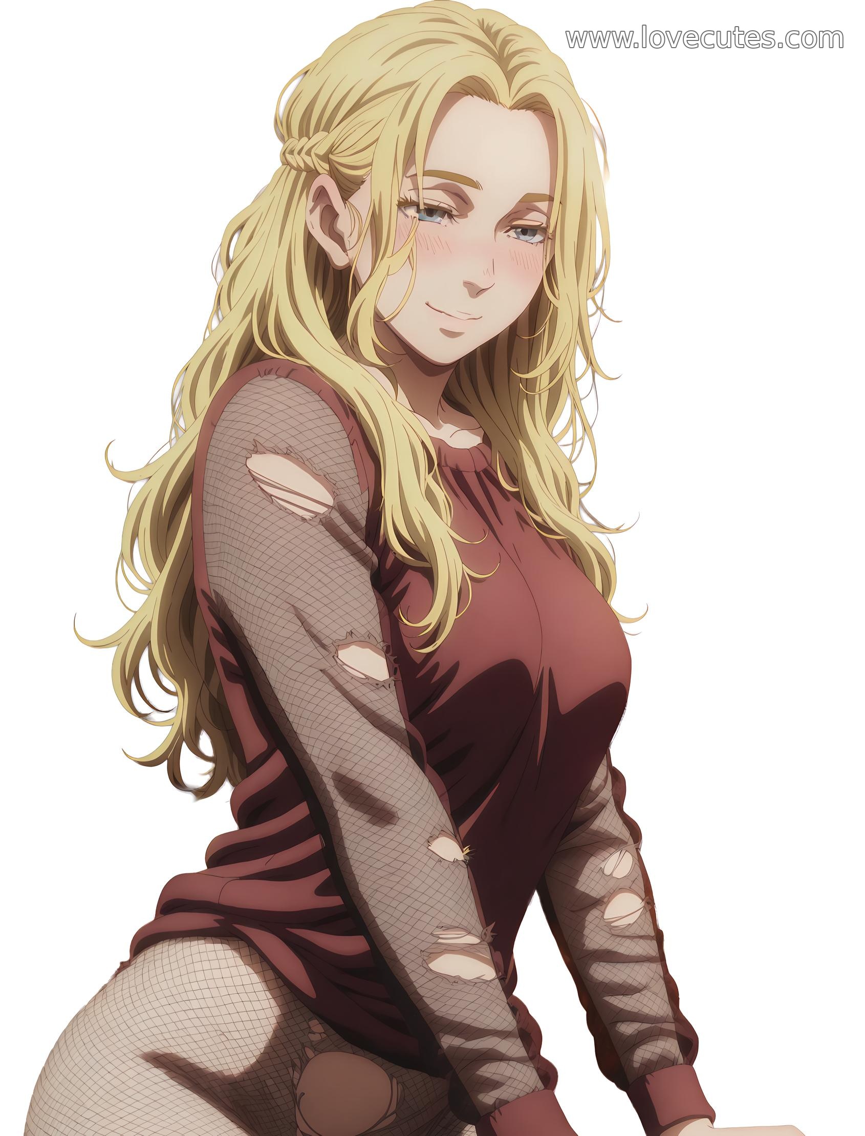AI Generated Anime Girl - Arnes: Ice Sea Battle, Stunning Curves with Alluring Pose, 54P