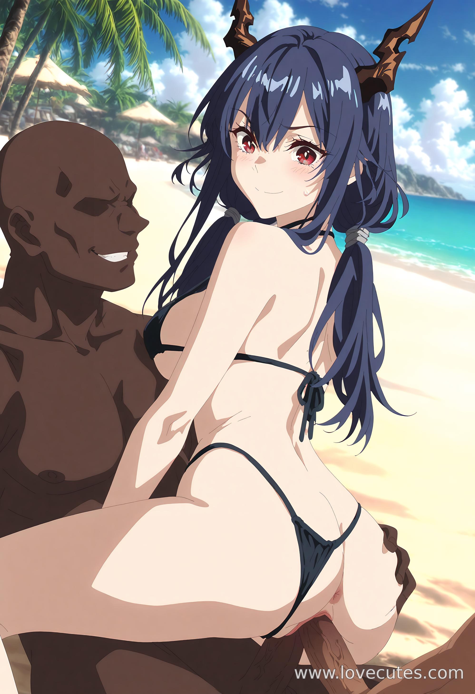 「AI生成アニメ少女 - 陈：明日方舟赤霄干员 湿身白虎の魅惑的ポーズ 77P」