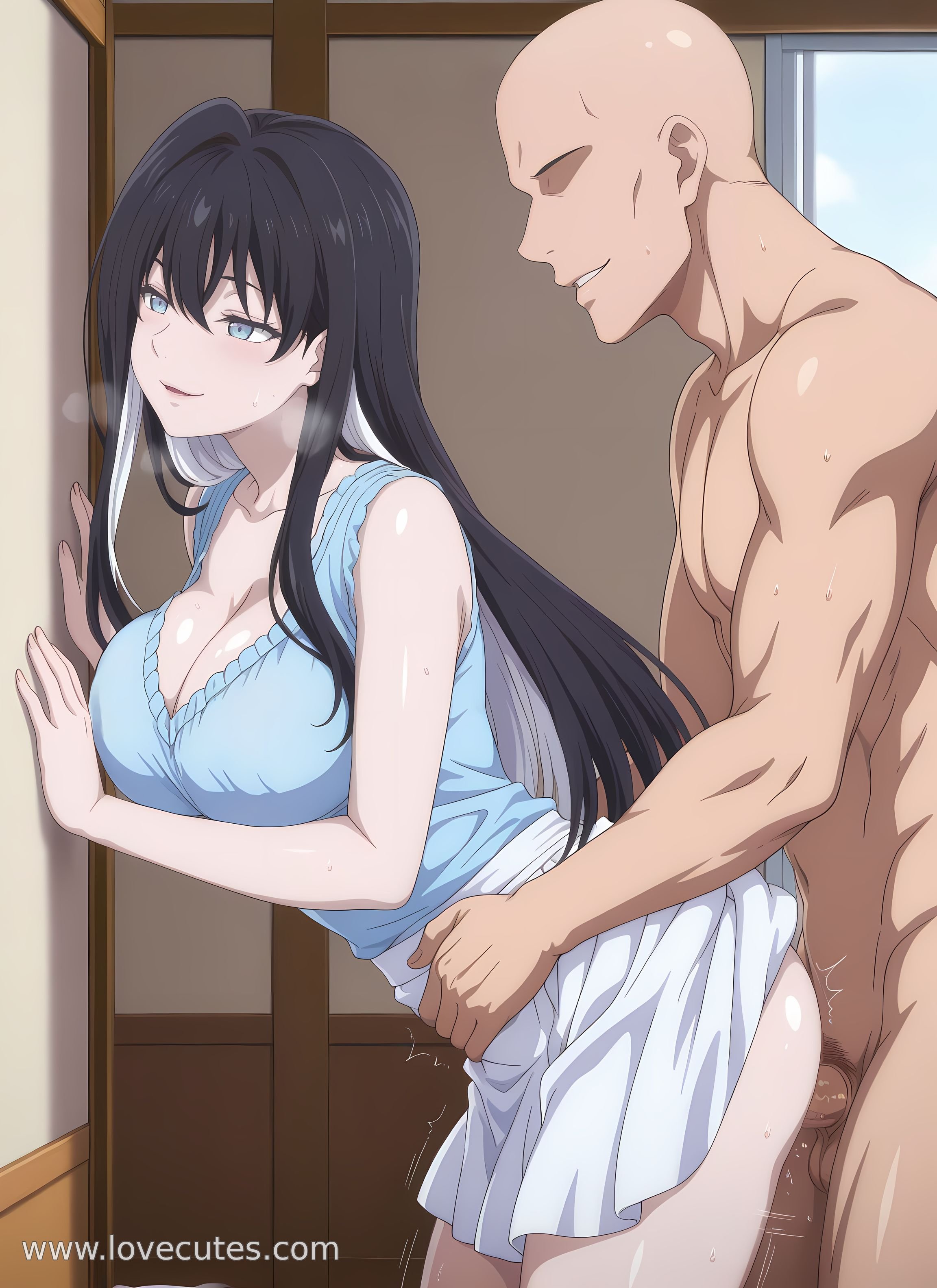 AI生成アニメ少女 - 雪女：虚構推理白虎少女 湿身下の魅惑的ポーズ 110P
