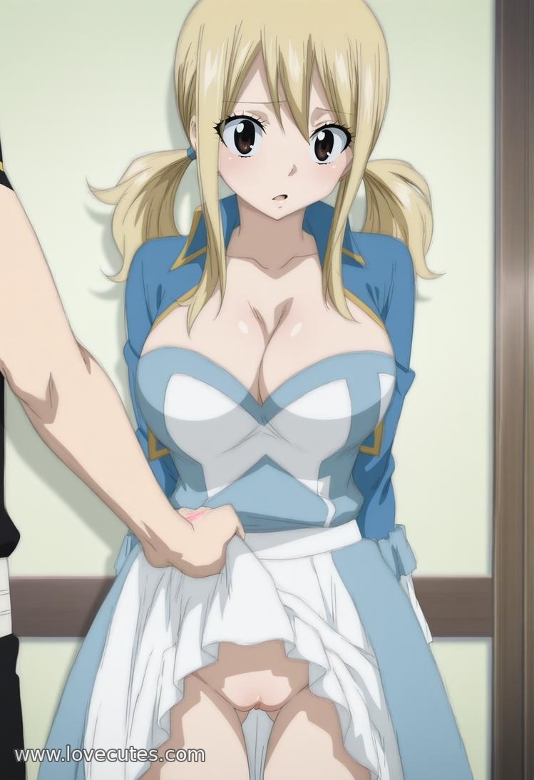 Cô Gái Anime Tạo Ra Bằng AI - 露西：妖精的尾巴 Đường Cong Gợi Cảm Trong Bộ Trang Phục Ôm Sát 74P