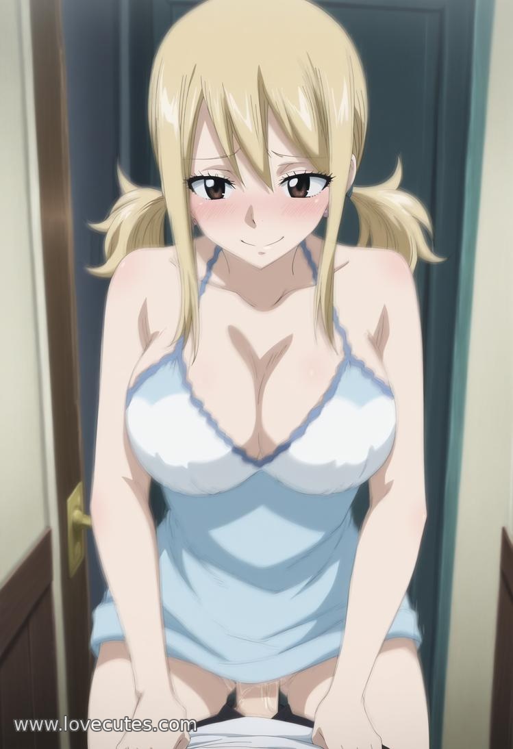 Cô Gái Anime Tạo Ra Bằng AI - 露西：妖精的尾巴 Đường Cong Gợi Cảm Trong Bộ Trang Phục Ôm Sát 74P