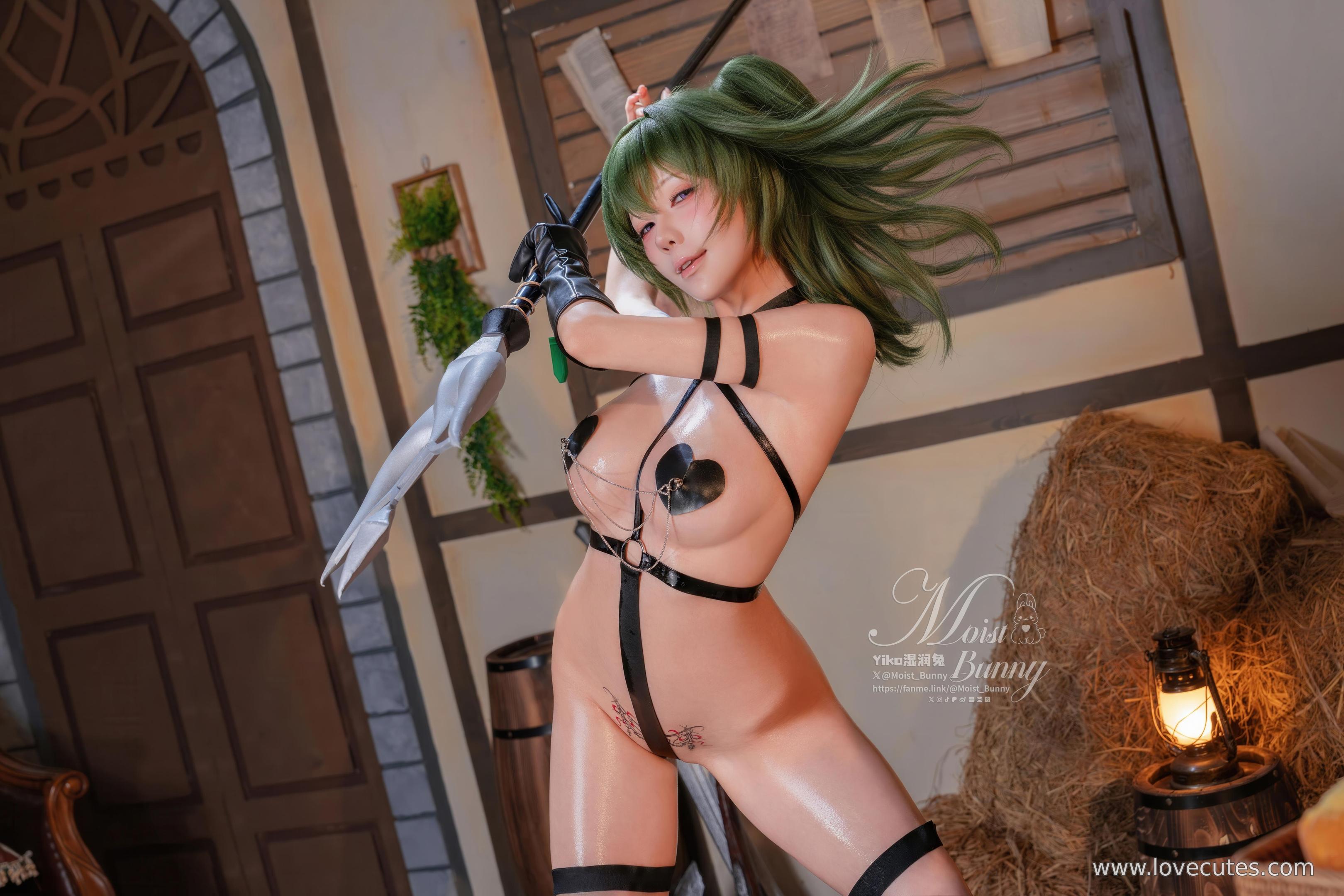 Cosplay] Sticky Dumpling Bunny - The Fallen Frelian Ubel: Dark Aesthetic Fully Captured with Stunning Poses and Expressions, 113P + 3V