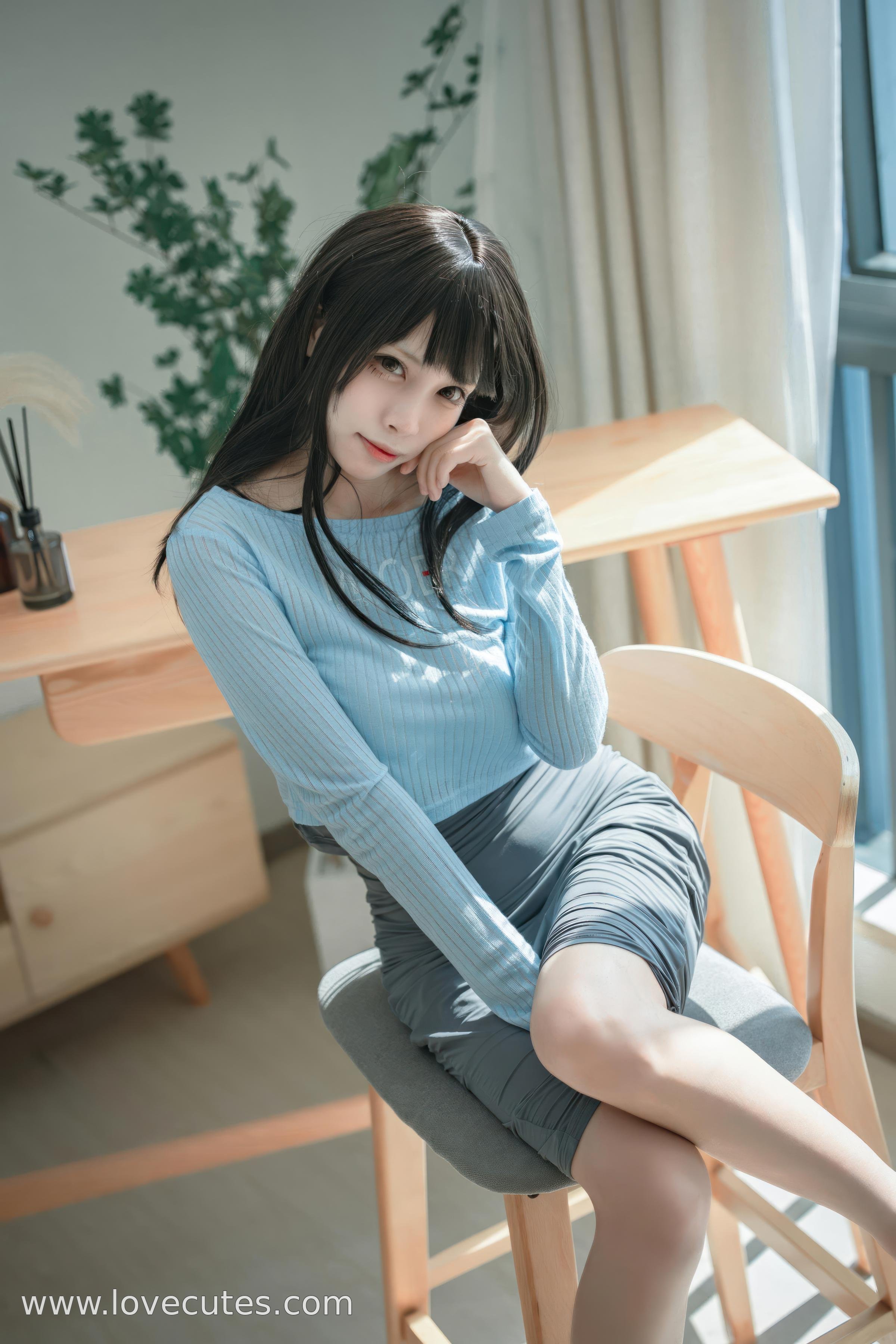 코스프레] 삼무인형 - 기타妹妹: 오리지널 기타 소녀 스타일 재현, 음악 테마와 무대감의 조화, 자연스러운 분위기 속 인물의 표정과 청춘 감각 표현 24P