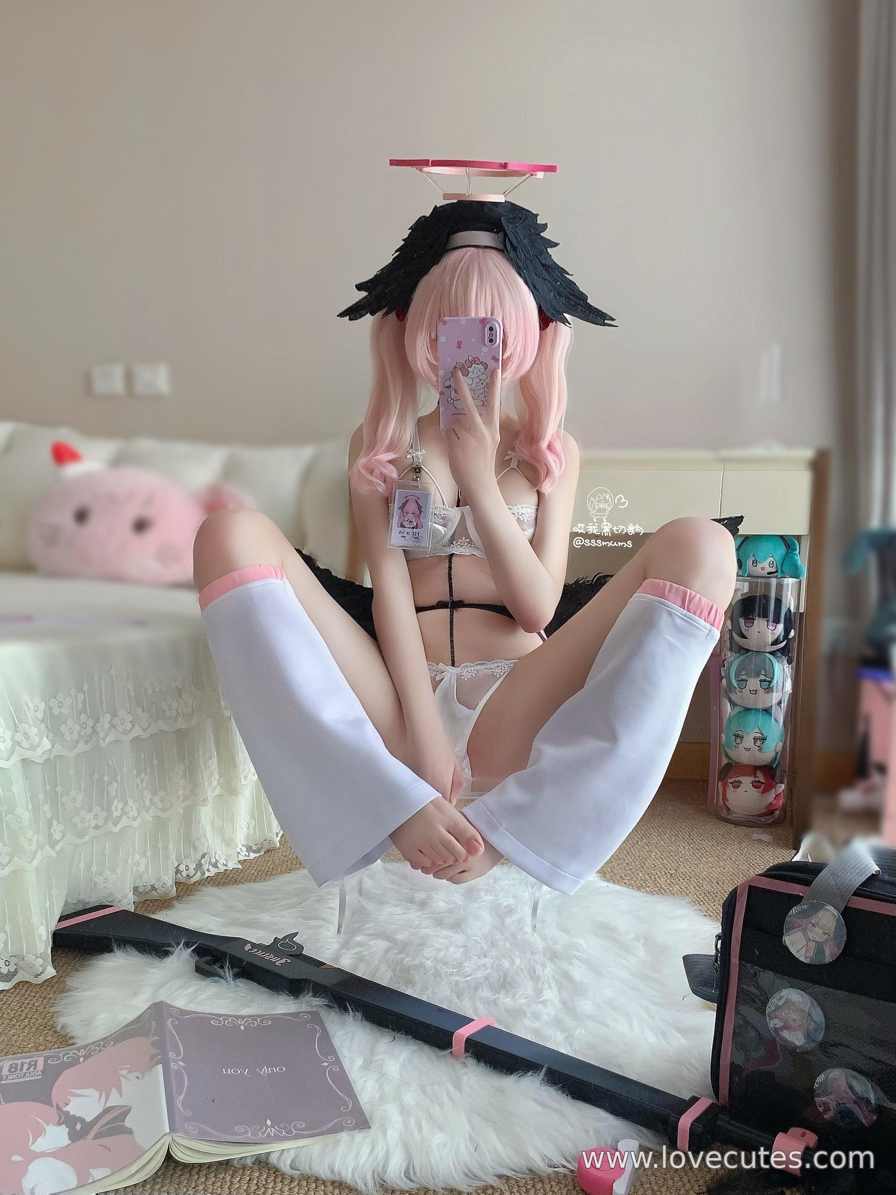 cosplay] 哎我黑切呐 - 下江小春：蔚藍檔案角色制服造型還原 校園JK風格與人物氣質呈現 簡潔場景突出角色氛圍與神態 含46P3V