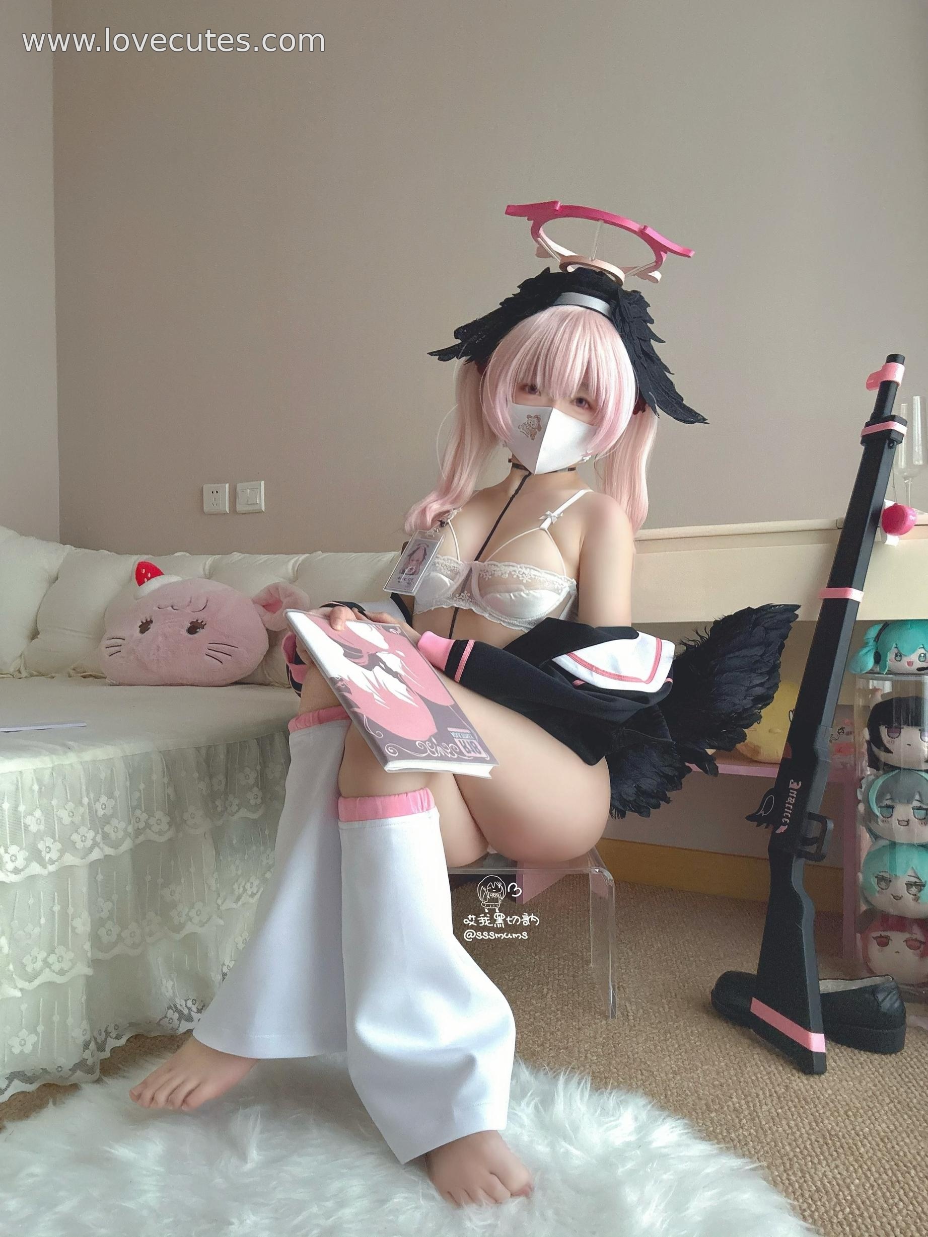 cosplay] 哎我黑切呐 - 下江小春：蔚藍檔案角色制服造型還原 校園JK風格與人物氣質呈現 簡潔場景突出角色氛圍與神態 含46P3V