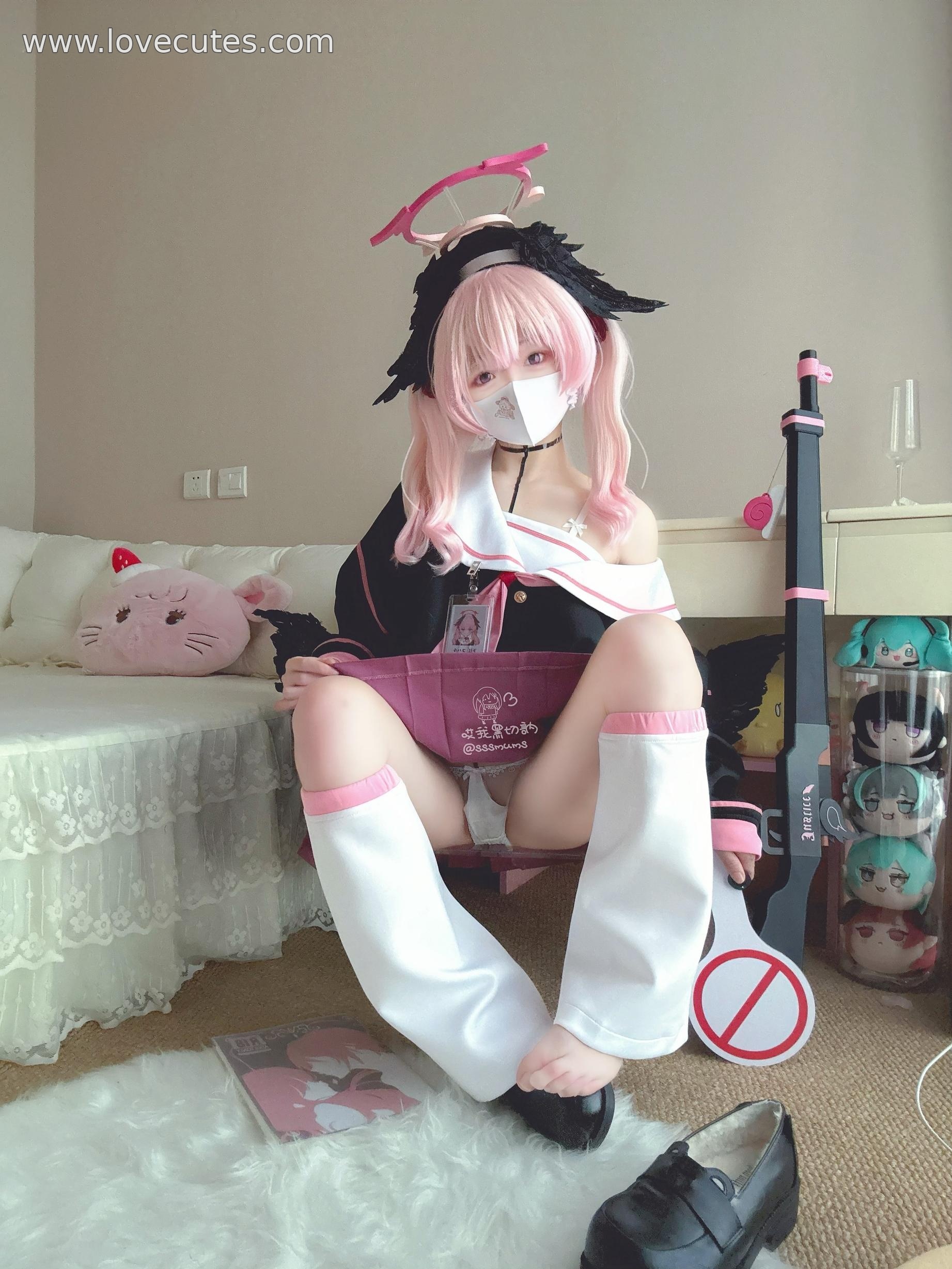 cosplay] 哎我黑切呐 - 下江小春：蔚藍檔案角色制服造型還原 校園JK風格與人物氣質呈現 簡潔場景突出角色氛圍與神態 含46P3V