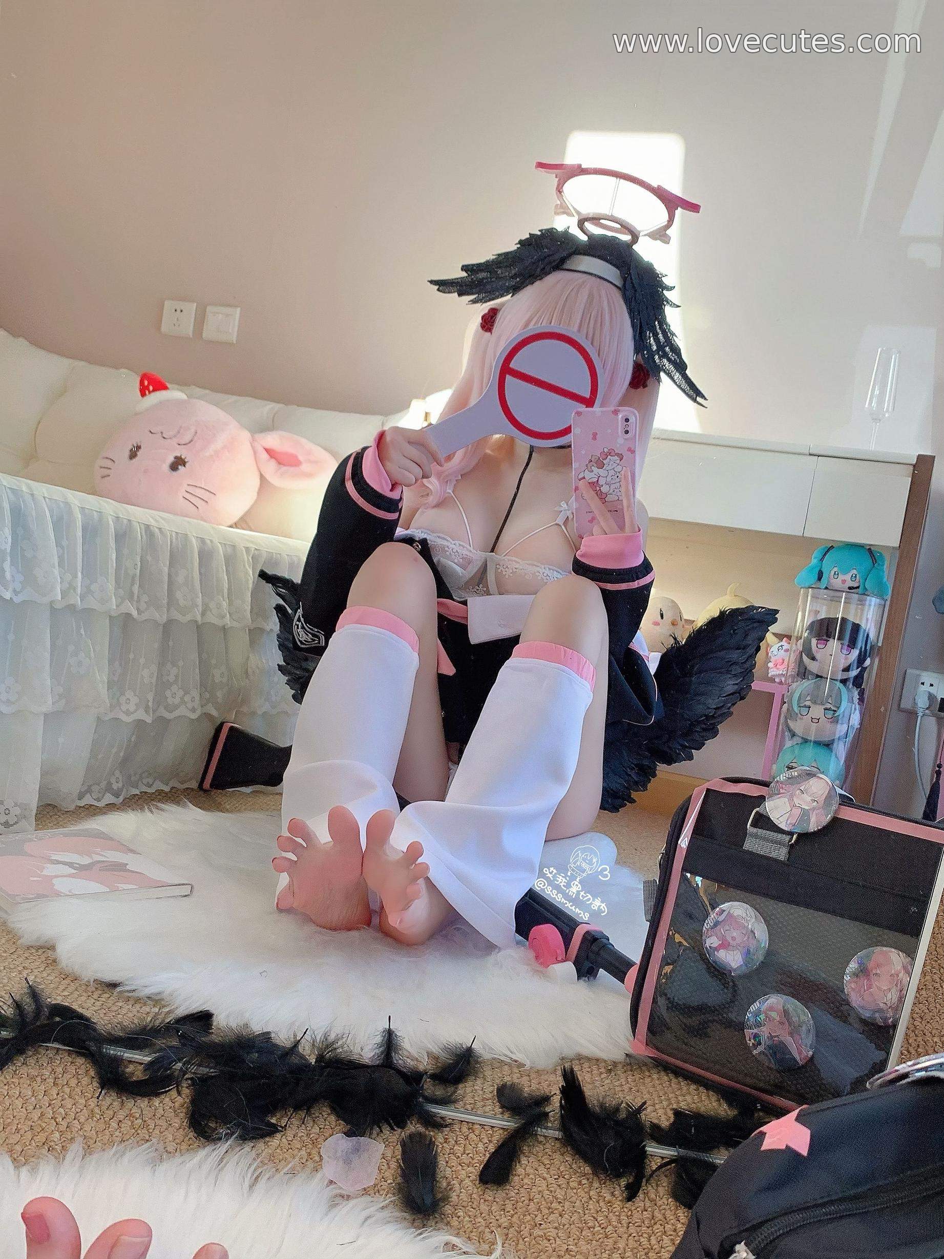 cosplay] 哎我黑切呐 - 下江小春：蔚藍檔案角色制服造型還原 校園JK風格與人物氣質呈現 簡潔場景突出角色氛圍與神態 含46P3V