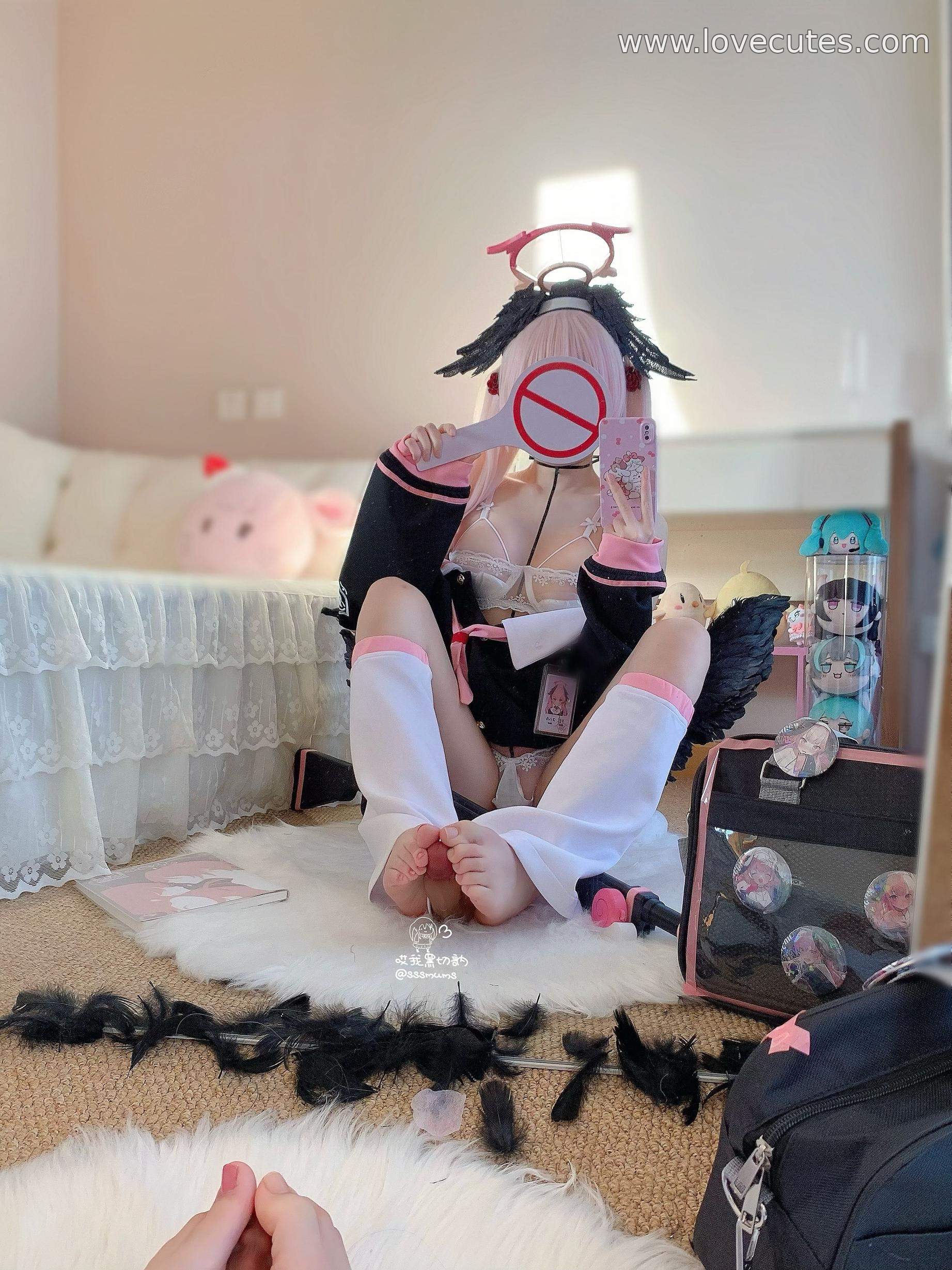 cosplay] 哎我黑切呐 - 下江小春：蔚藍檔案角色制服造型還原 校園JK風格與人物氣質呈現 簡潔場景突出角色氛圍與神態 含46P3V