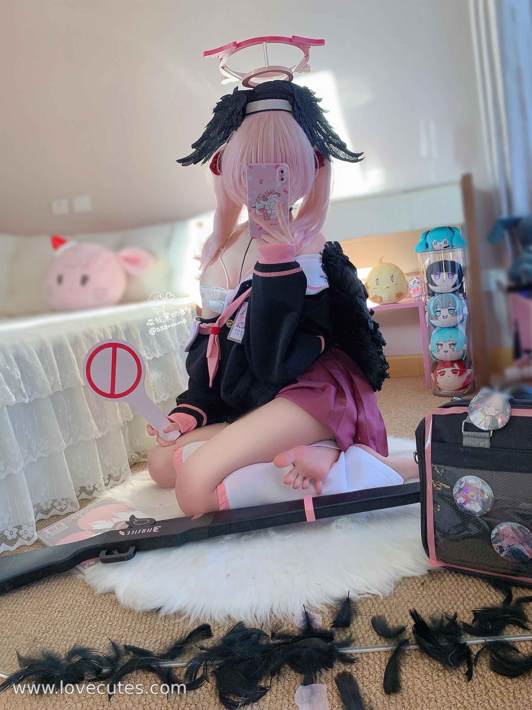 cosplay] 哎我黑切呐 - 下江小春：蔚藍檔案角色制服造型還原 校園JK風格與人物氣質呈現 簡潔場景突出角色氛圍與神態 含46P3V