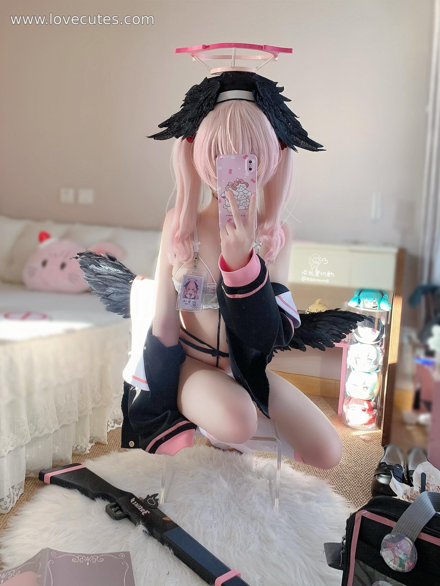 cosplay] 哎我黑切呐 - 下江小春：蔚藍檔案角色制服造型還原 校園JK風格與人物氣質呈現 簡潔場景突出角色氛圍與神態 含46P3V