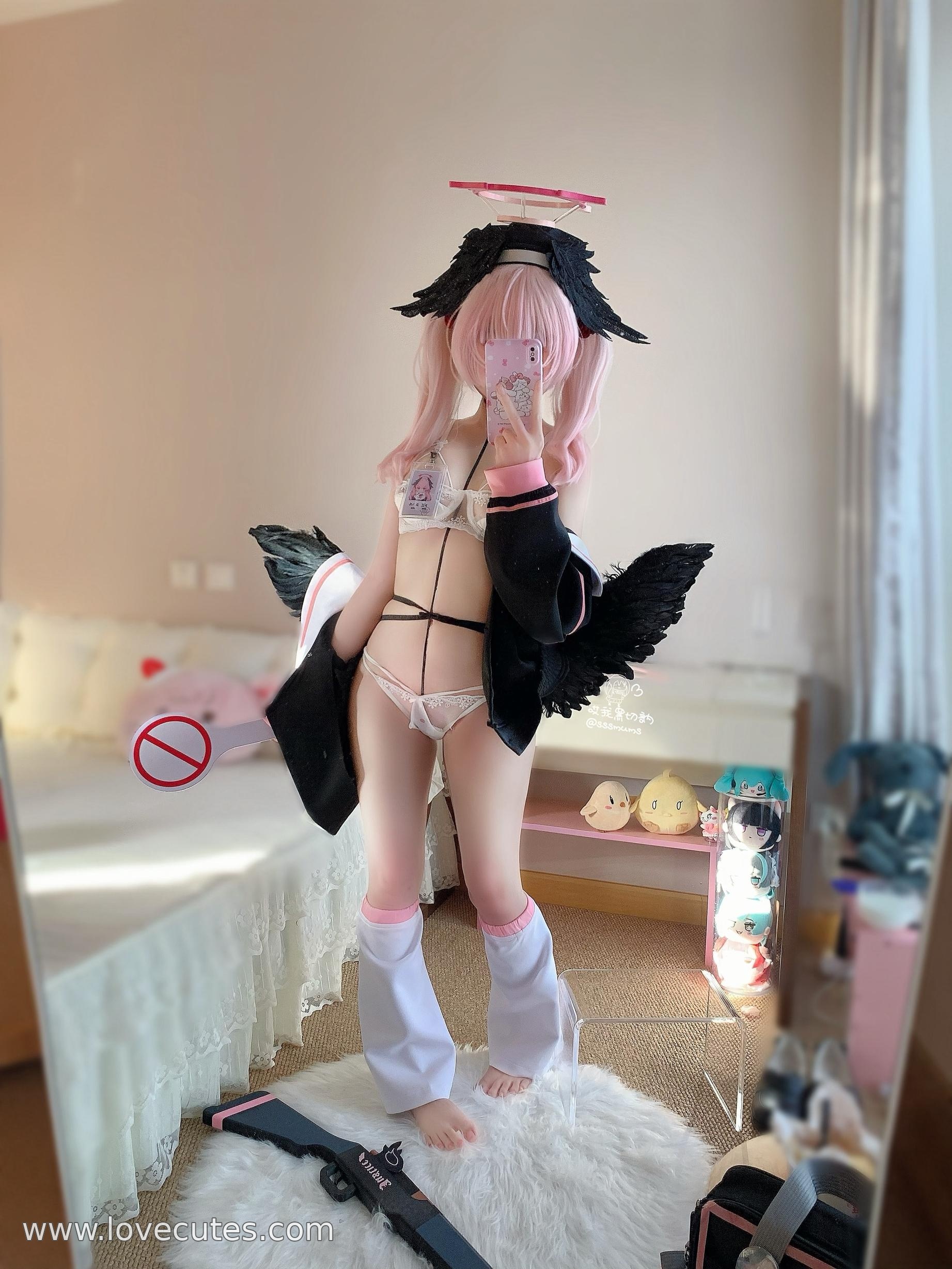 cosplay] 哎我黑切呐 - 下江小春：蔚藍檔案角色制服造型還原 校園JK風格與人物氣質呈現 簡潔場景突出角色氛圍與神態 含46P3V