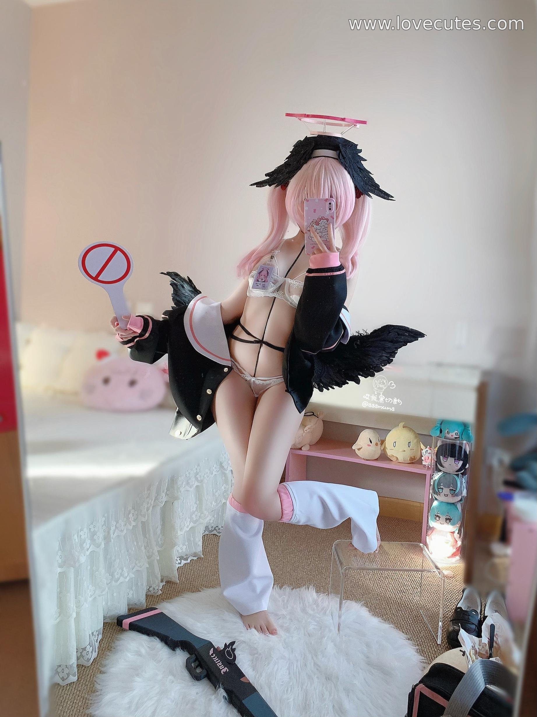 cosplay] 哎我黑切呐 - 下江小春：蔚藍檔案角色制服造型還原 校園JK風格與人物氣質呈現 簡潔場景突出角色氛圍與神態 含46P3V