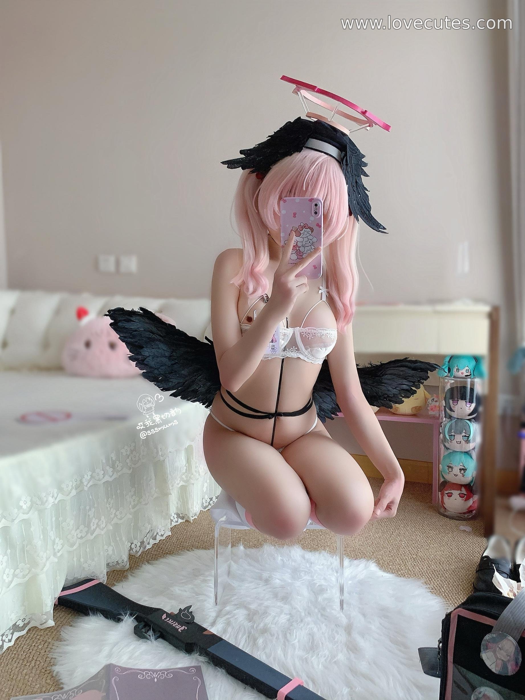 cosplay] 哎我黑切呐 - 下江小春：蔚藍檔案角色制服造型還原 校園JK風格與人物氣質呈現 簡潔場景突出角色氛圍與神態 含46P3V