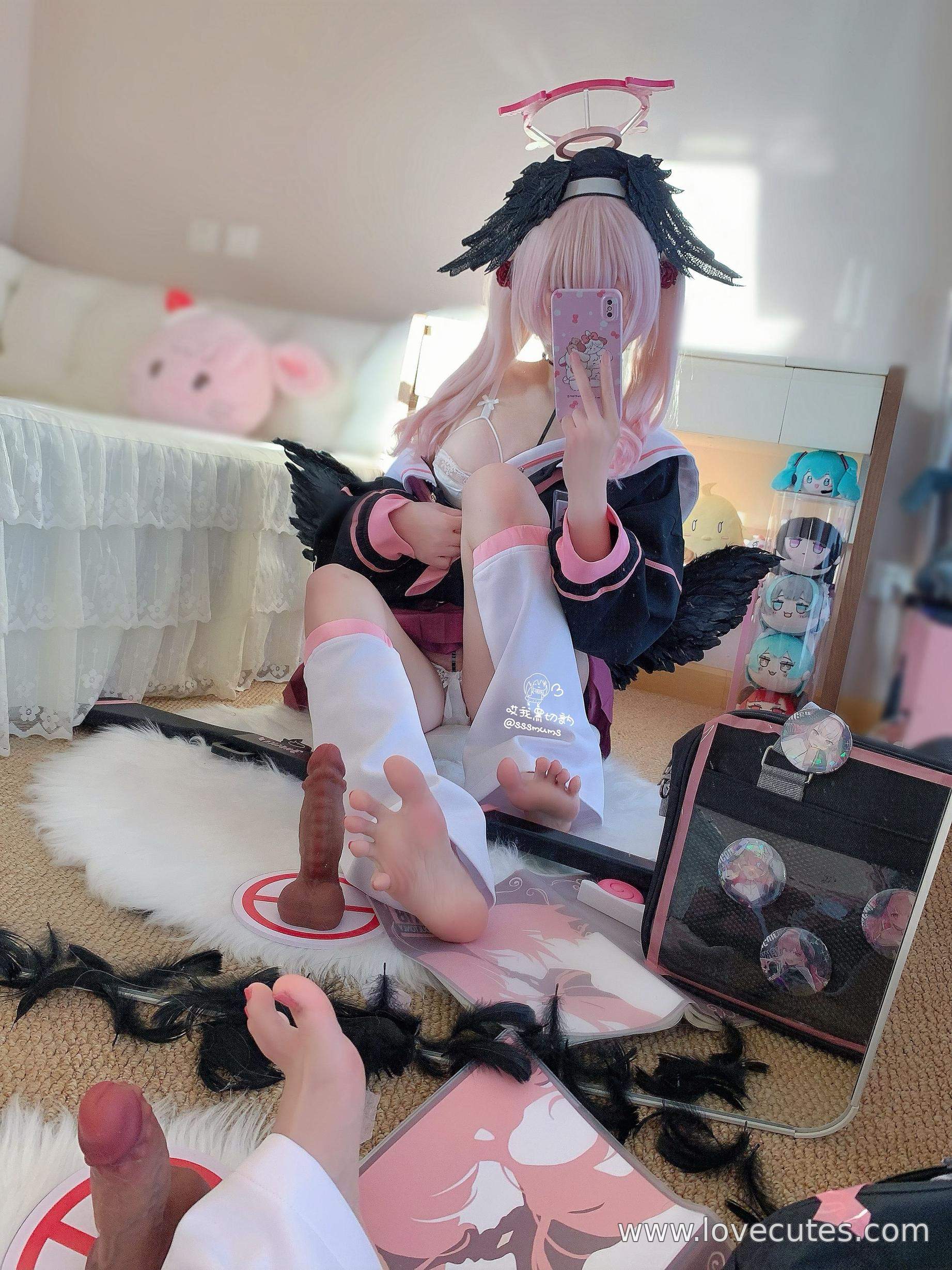 cosplay] 哎我黑切呐 - 下江小春：蔚藍檔案角色制服造型還原 校園JK風格與人物氣質呈現 簡潔場景突出角色氛圍與神態 含46P3V