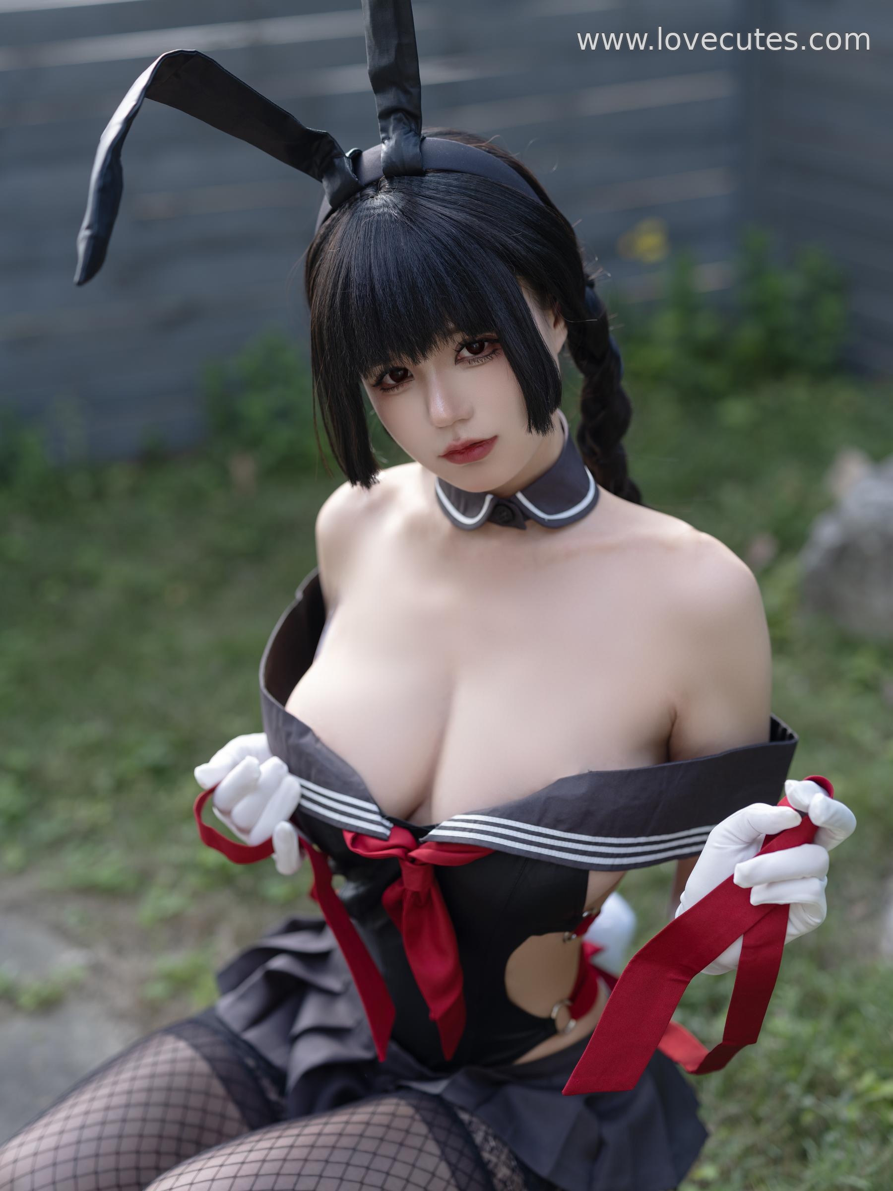 【コスプレ】小倉千代w - 卯月桃子：制服テーマスタイル写真 造形要素が際立つ 雰囲気あるショット 44P