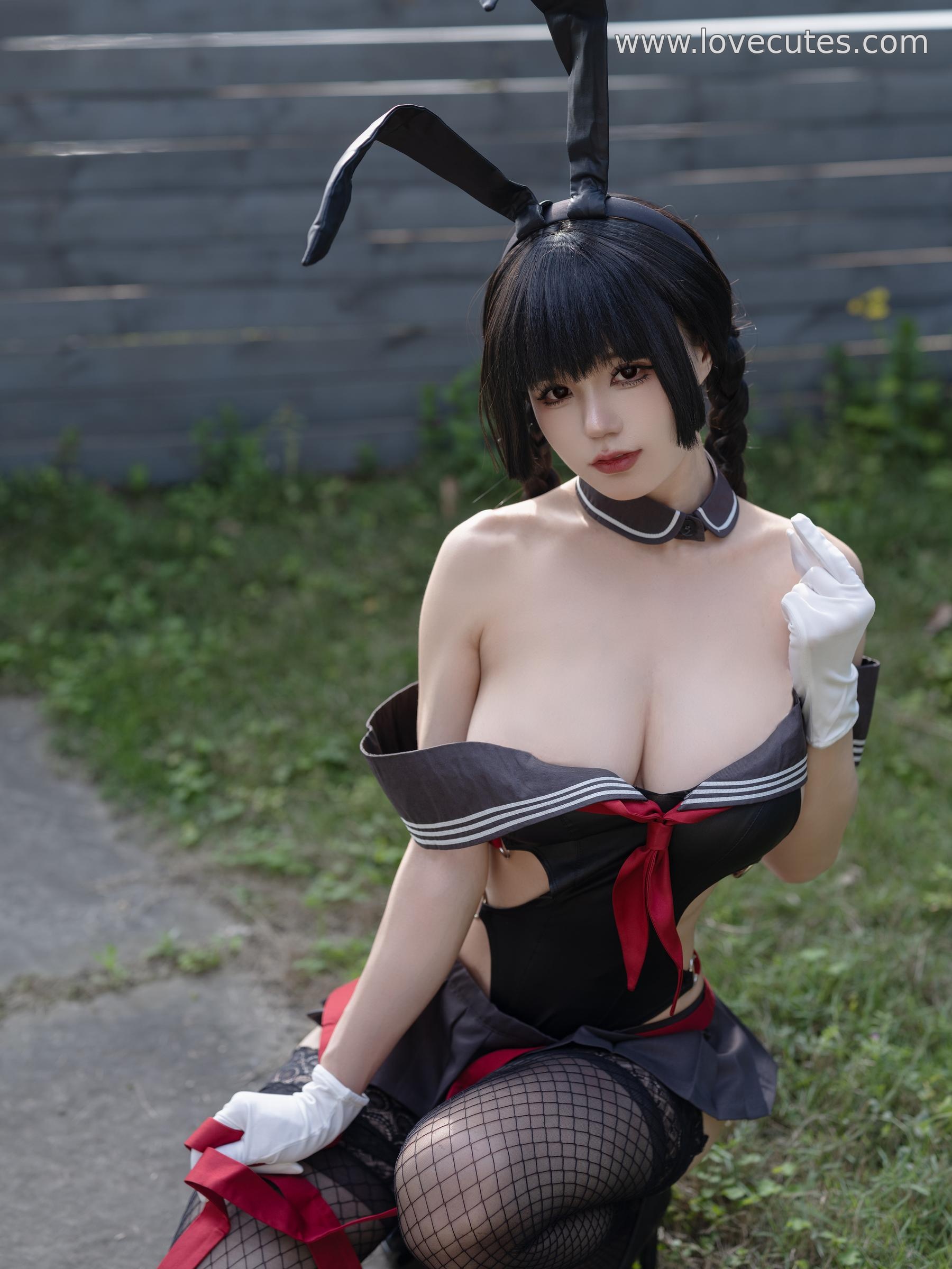 【コスプレ】小倉千代w - 卯月桃子：制服テーマスタイル写真 造形要素が際立つ 雰囲気あるショット 44P