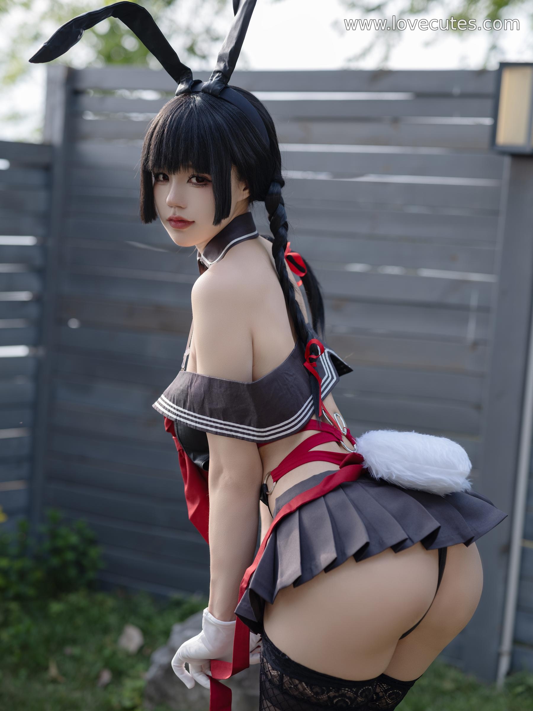 【コスプレ】小倉千代w - 卯月桃子：制服テーマスタイル写真 造形要素が際立つ 雰囲気あるショット 44P