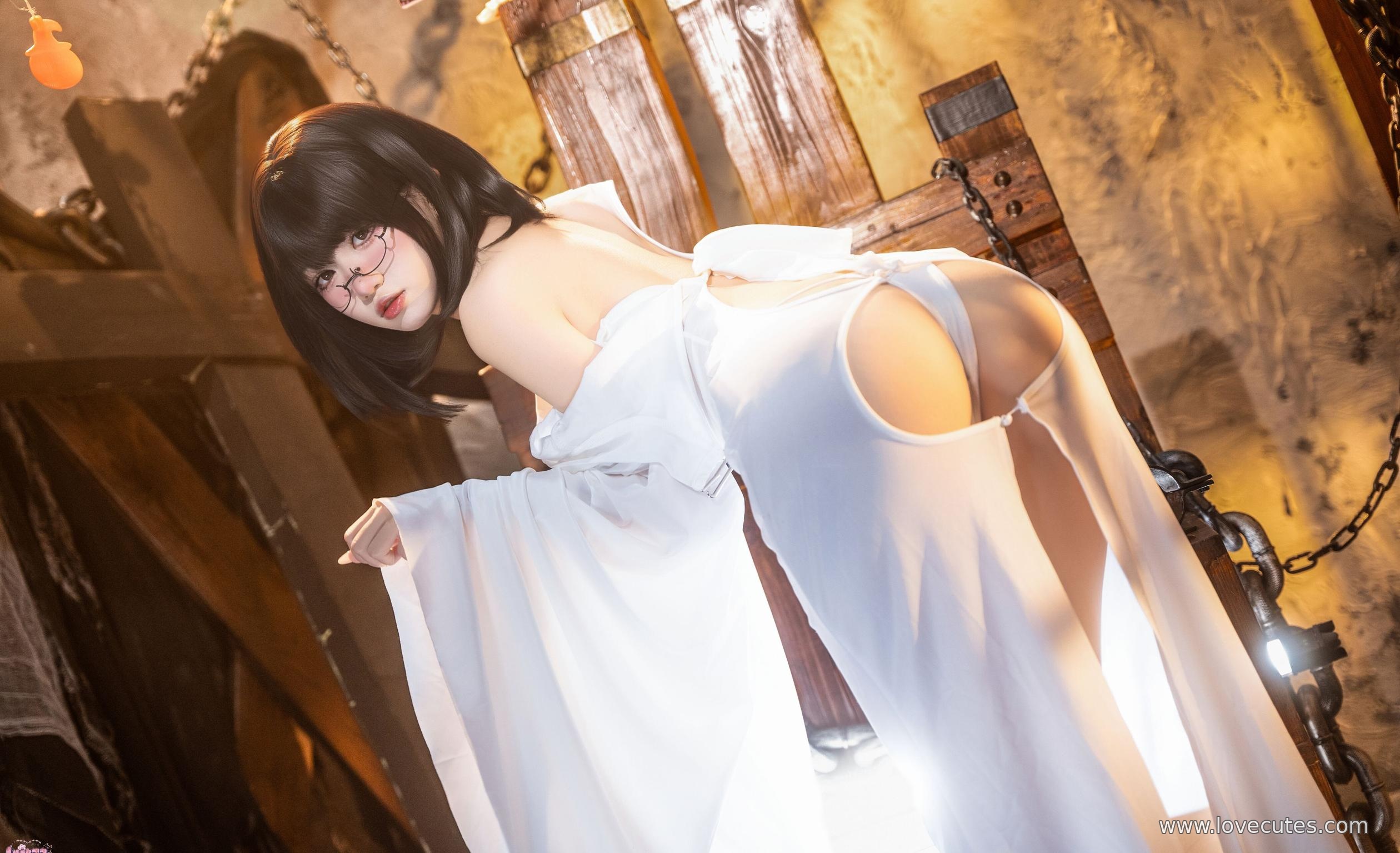 costume play] 柒柒不可爱 - 幽霊娘：神秘な雰囲気のテーマ写真 妆造とシーンが際立つ 画面感強 87P