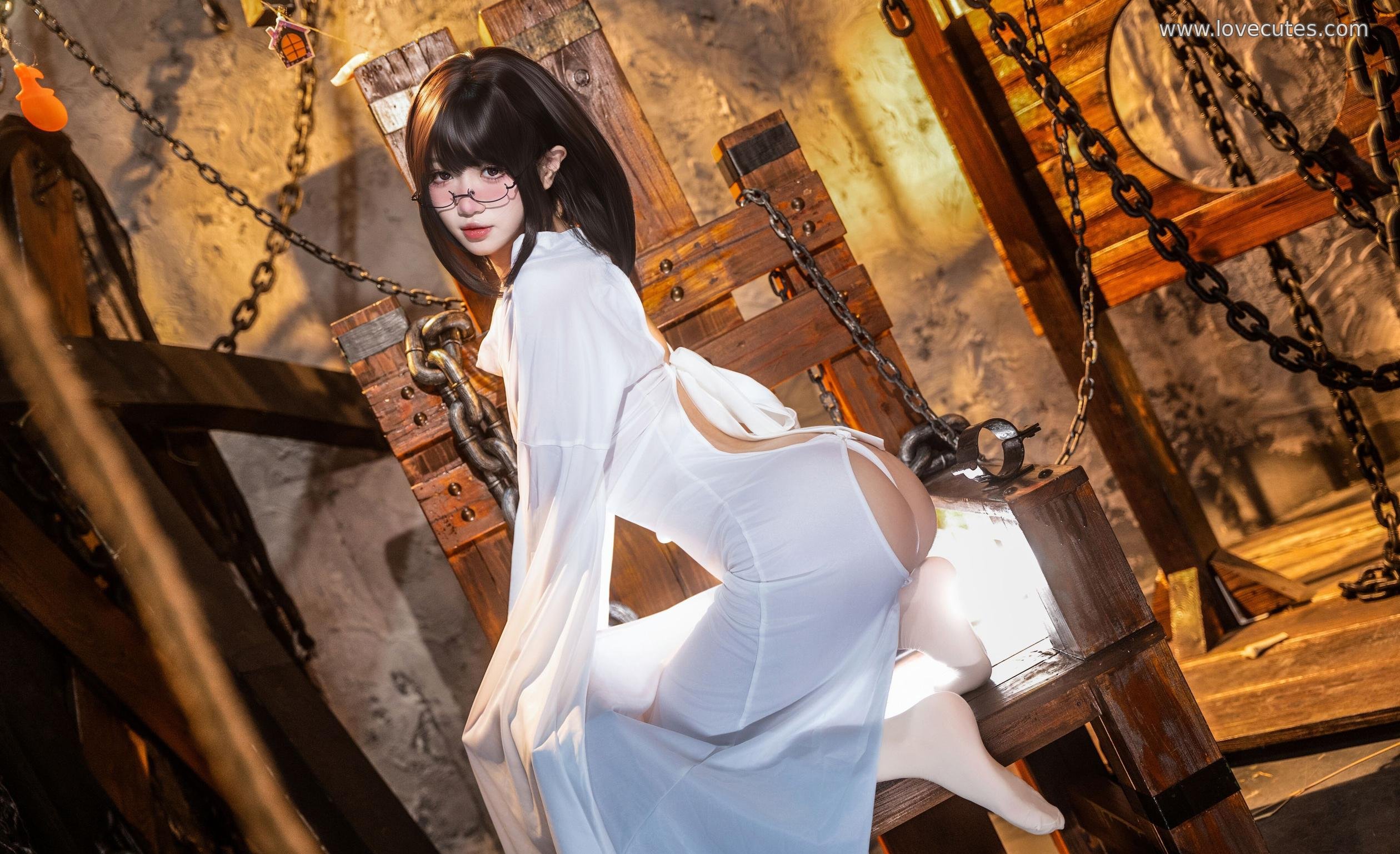 costume play] 柒柒不可爱 - 幽霊娘：神秘な雰囲気のテーマ写真 妆造とシーンが際立つ 画面感強 87P