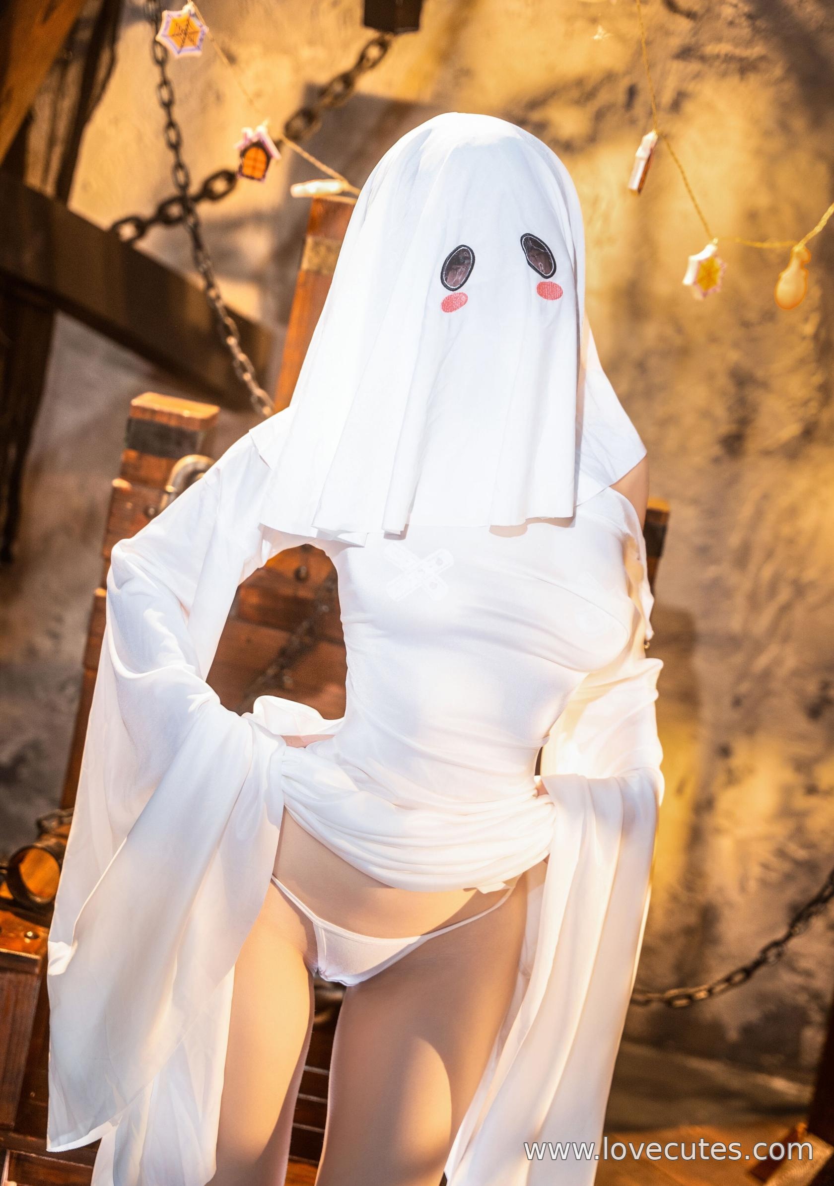 costume play] 柒柒不可爱 - 幽霊娘：神秘な雰囲気のテーマ写真 妆造とシーンが際立つ 画面感強 87P