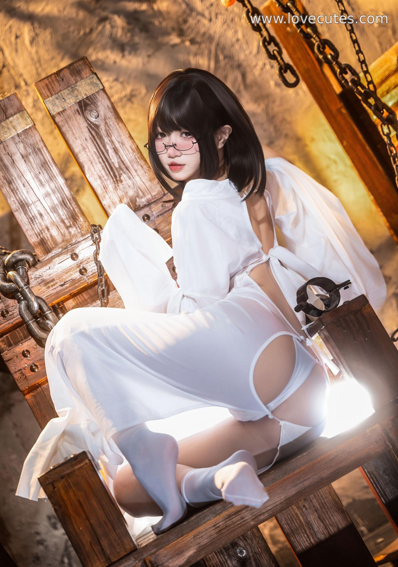 costume play] 柒柒不可爱 - 幽霊娘：神秘な雰囲気のテーマ写真 妆造とシーンが際立つ 画面感強 87P