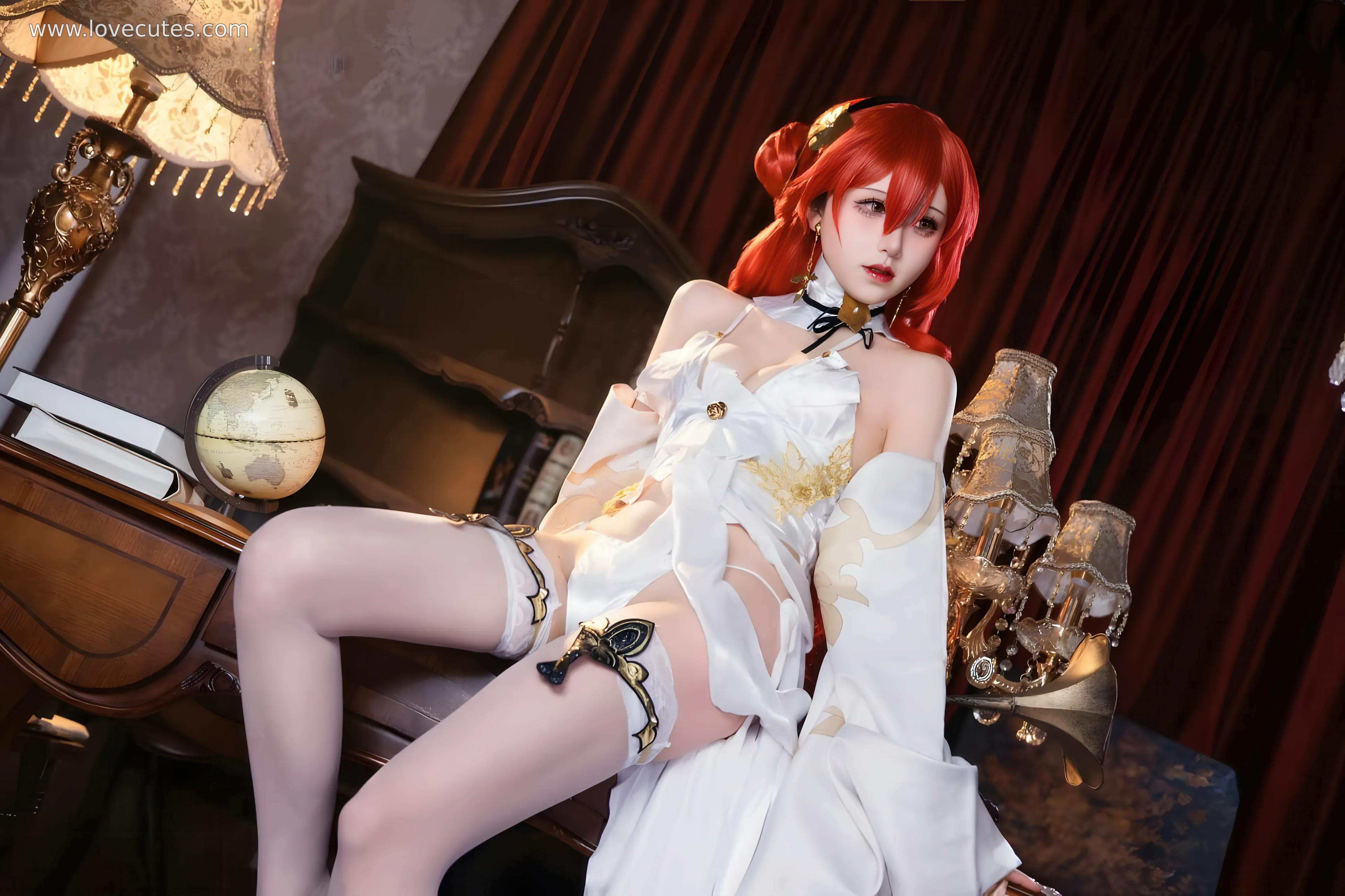 คอสเพลย์] 双木扶苏 - 崩坏·星穹铁道姬子：การสร้างสรรค์ตัวละคร姬子ในชุดแฟนตาซี การนำเสนออารมณ์และบรรยากาศในฉากเรียบง่าย 30 หน้า