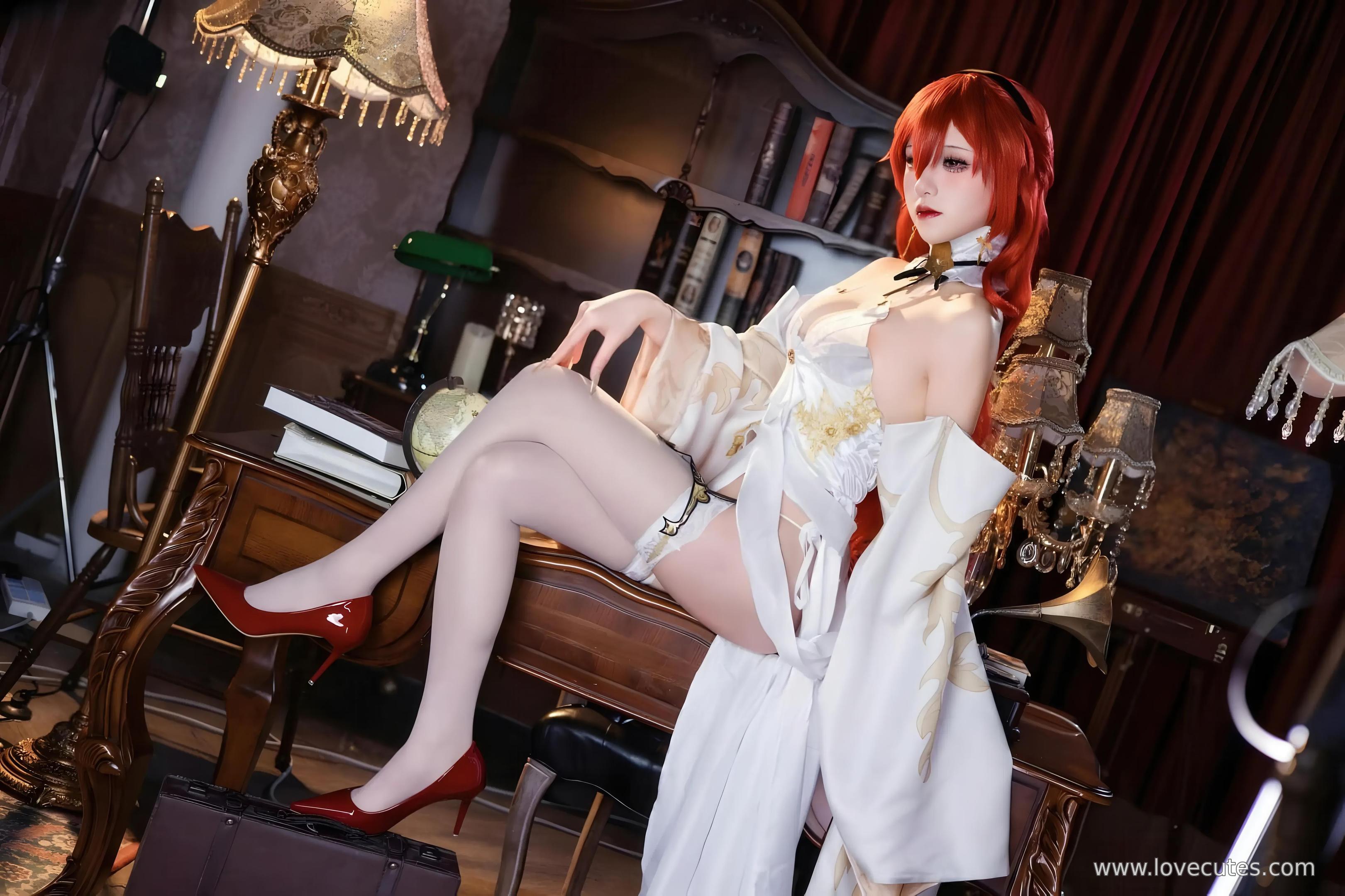 คอสเพลย์] 双木扶苏 - 崩坏·星穹铁道姬子：การสร้างสรรค์ตัวละคร姬子ในชุดแฟนตาซี การนำเสนออารมณ์และบรรยากาศในฉากเรียบง่าย 30 หน้า