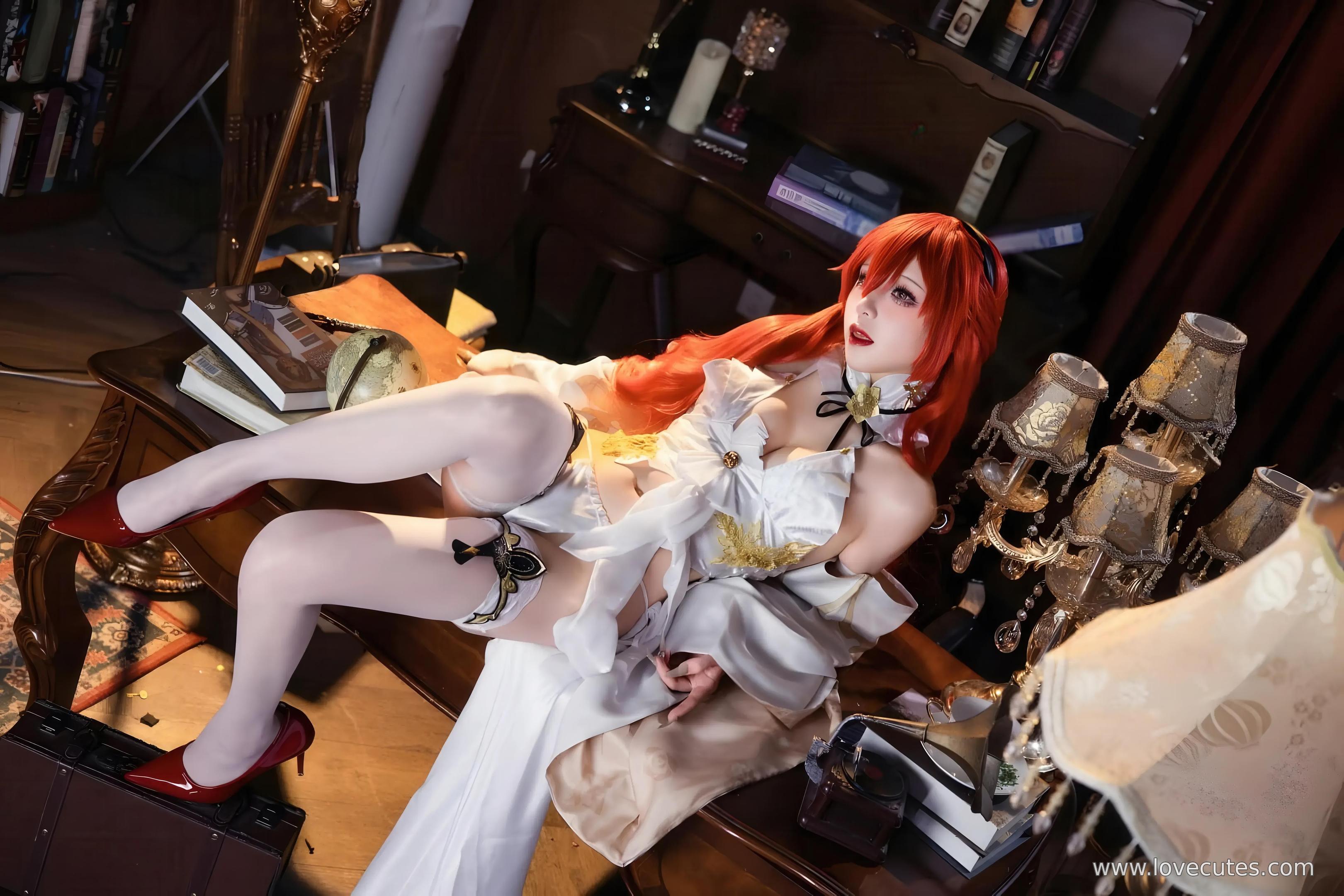 คอสเพลย์] 双木扶苏 - 崩坏·星穹铁道姬子：การสร้างสรรค์ตัวละคร姬子ในชุดแฟนตาซี การนำเสนออารมณ์และบรรยากาศในฉากเรียบง่าย 30 หน้า