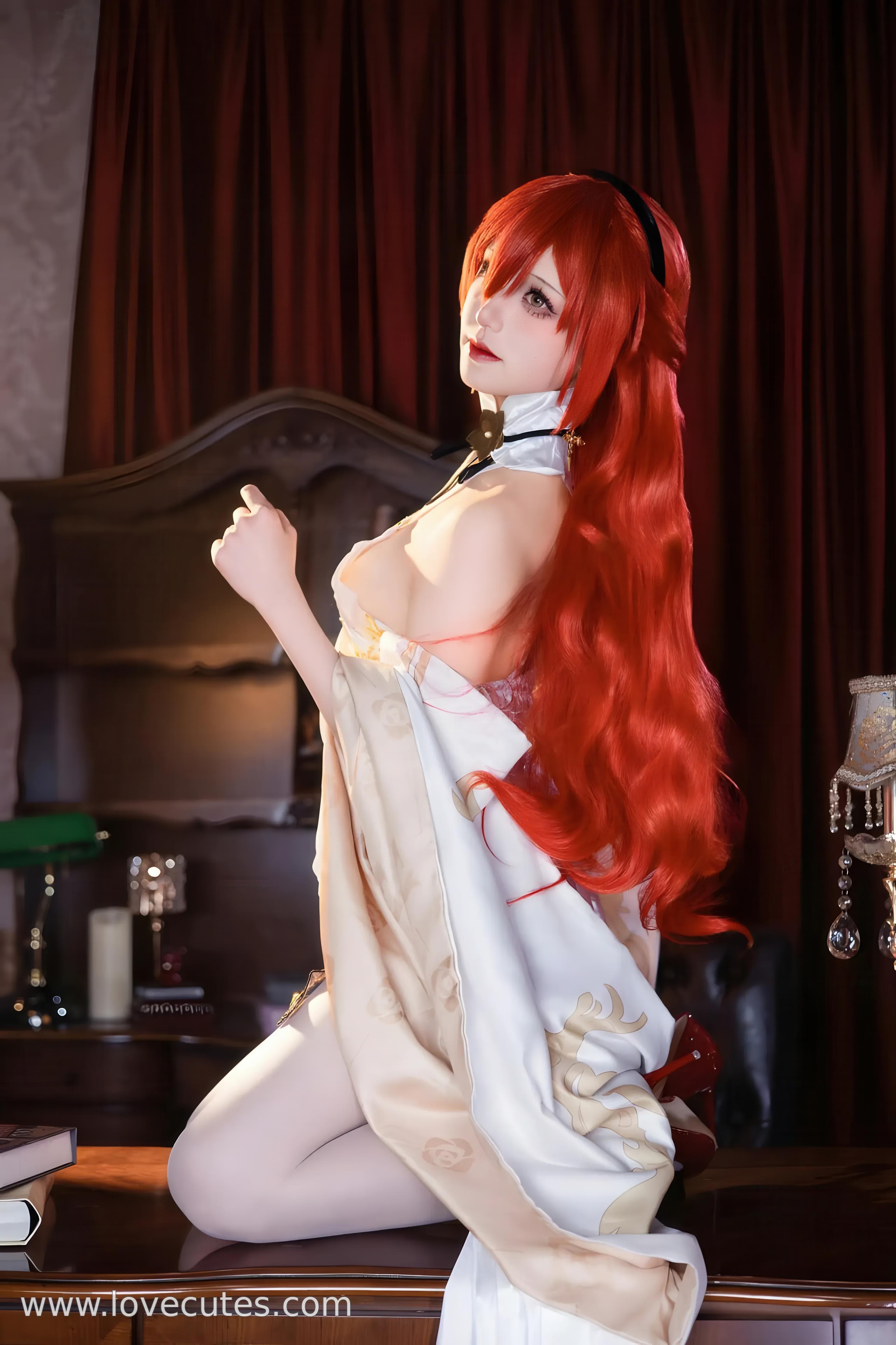 คอสเพลย์] 双木扶苏 - 崩坏·星穹铁道姬子：การสร้างสรรค์ตัวละคร姬子ในชุดแฟนตาซี การนำเสนออารมณ์และบรรยากาศในฉากเรียบง่าย 30 หน้า