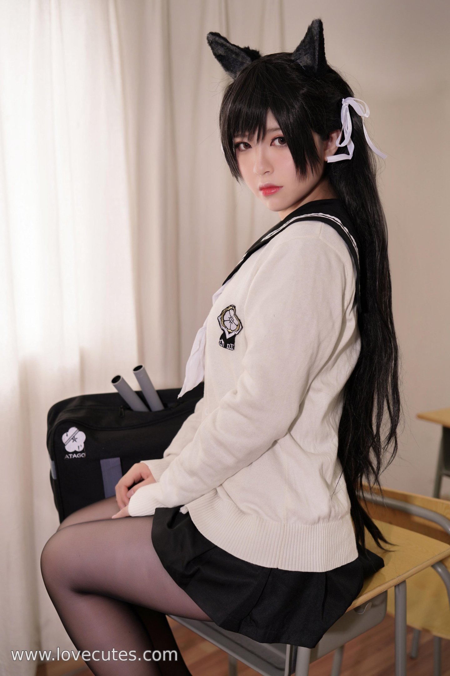 Ban Ban Zi Cosplay Atago Academy Fantasy 25P