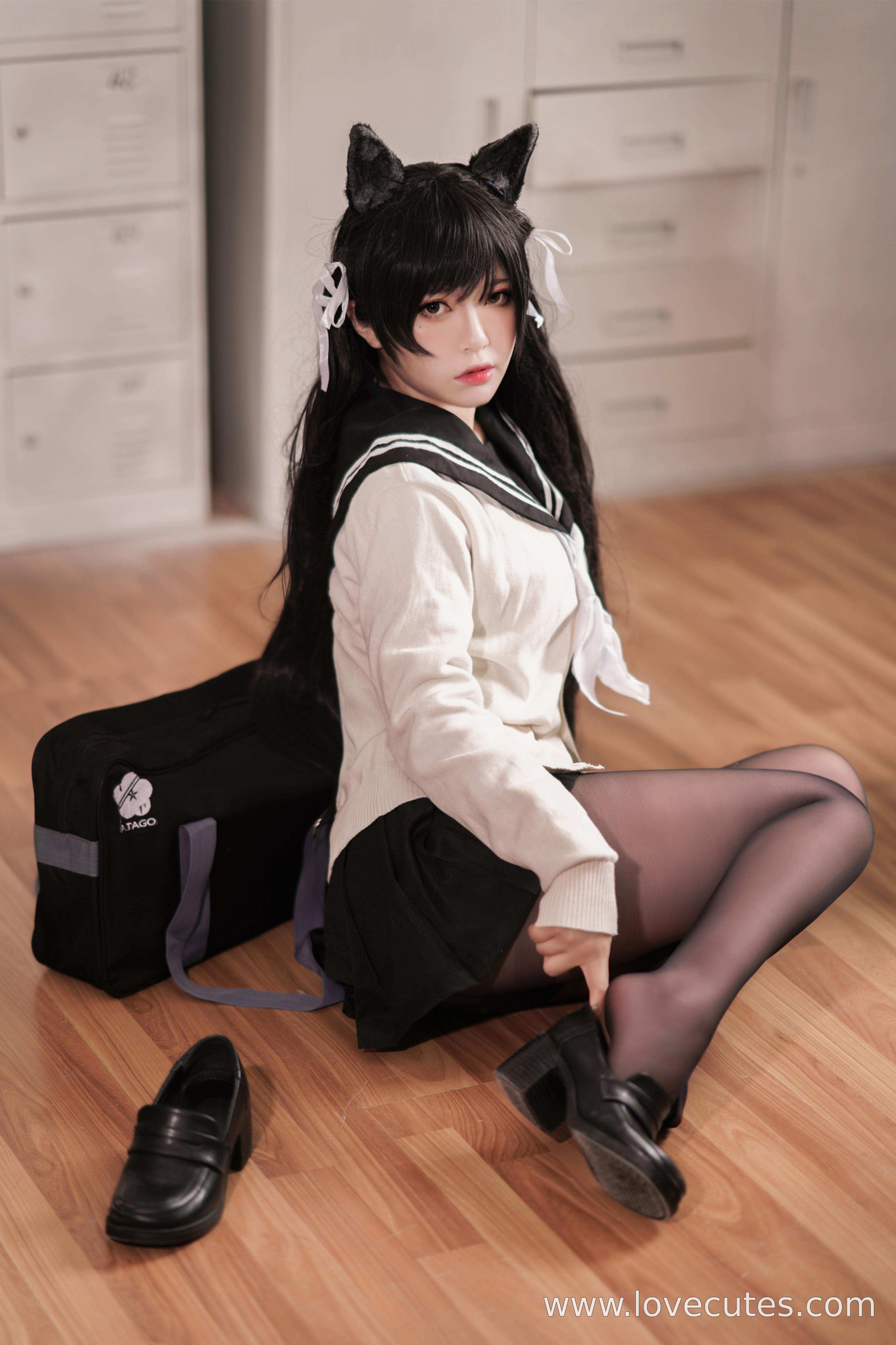 Ban Ban Zi Cosplay Atago Academy Fantasy 25P