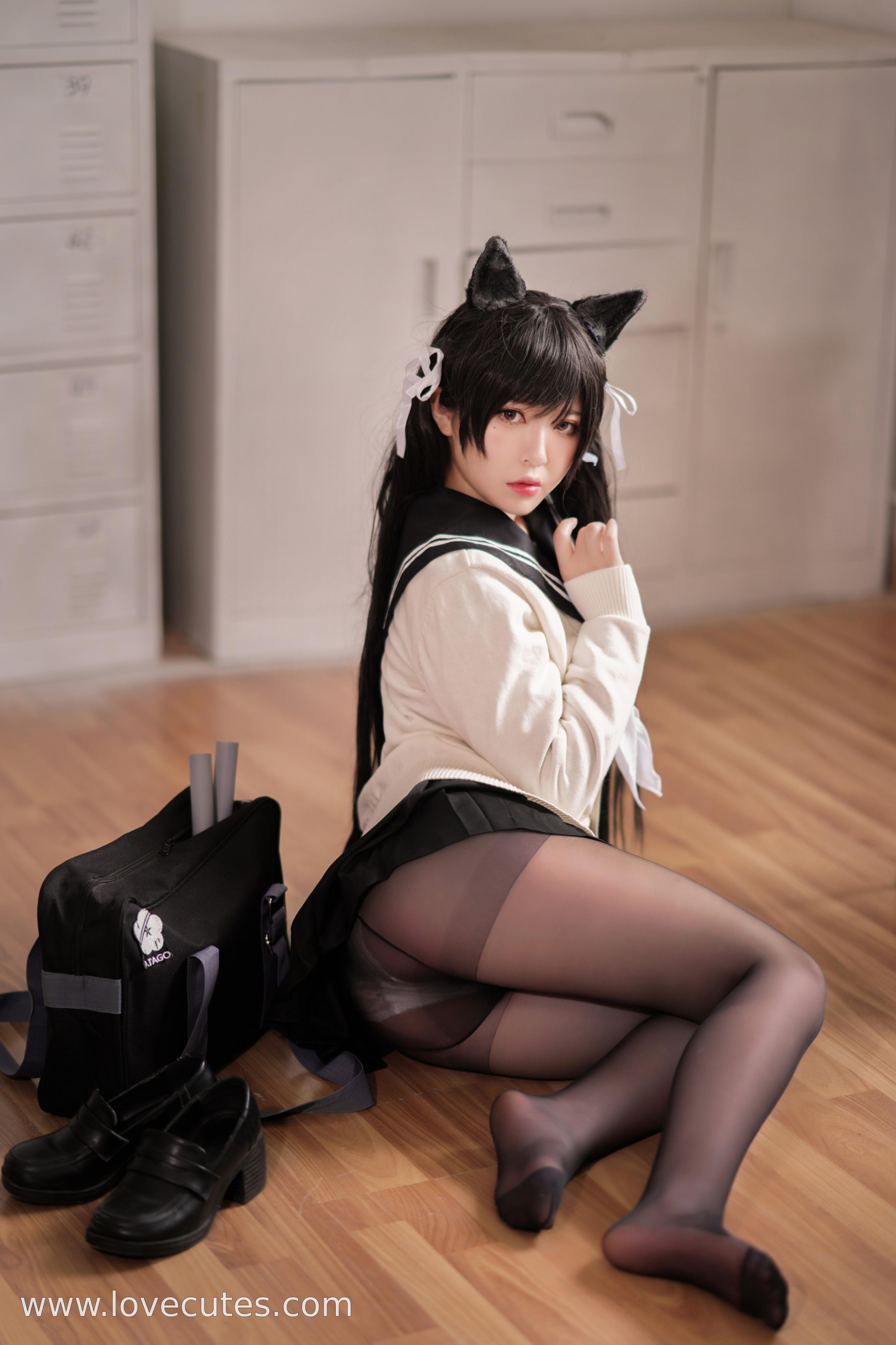 Ban Ban Zi Cosplay Atago Academy Fantasy 25P