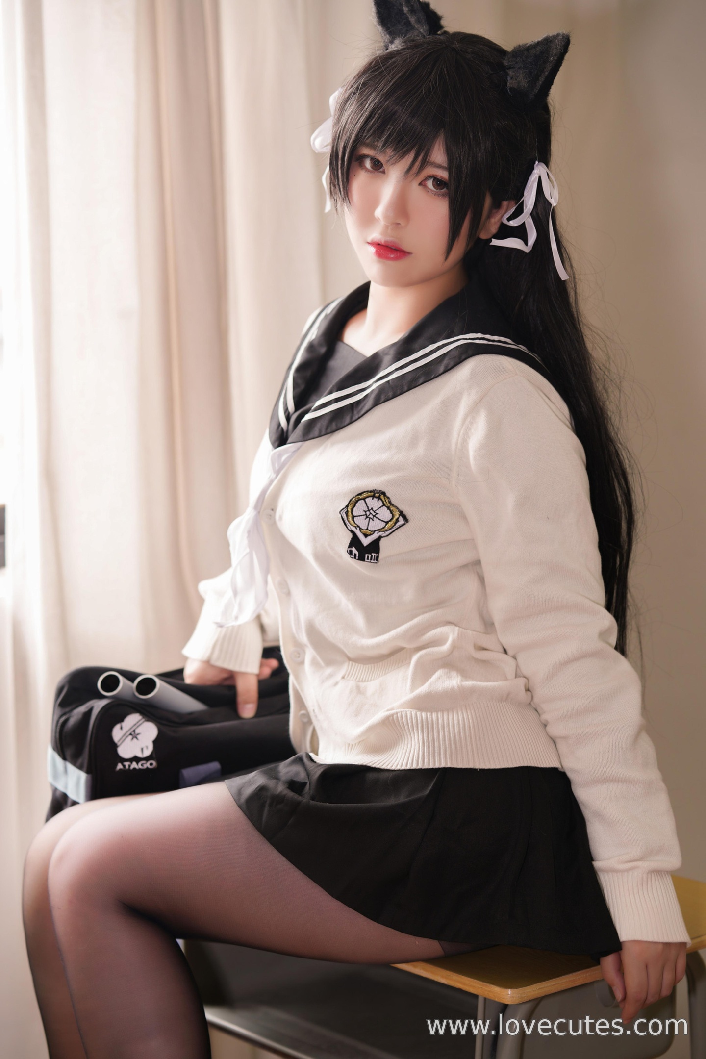 Ban Ban Zi Cosplay Atago Academy Fantasy 25P