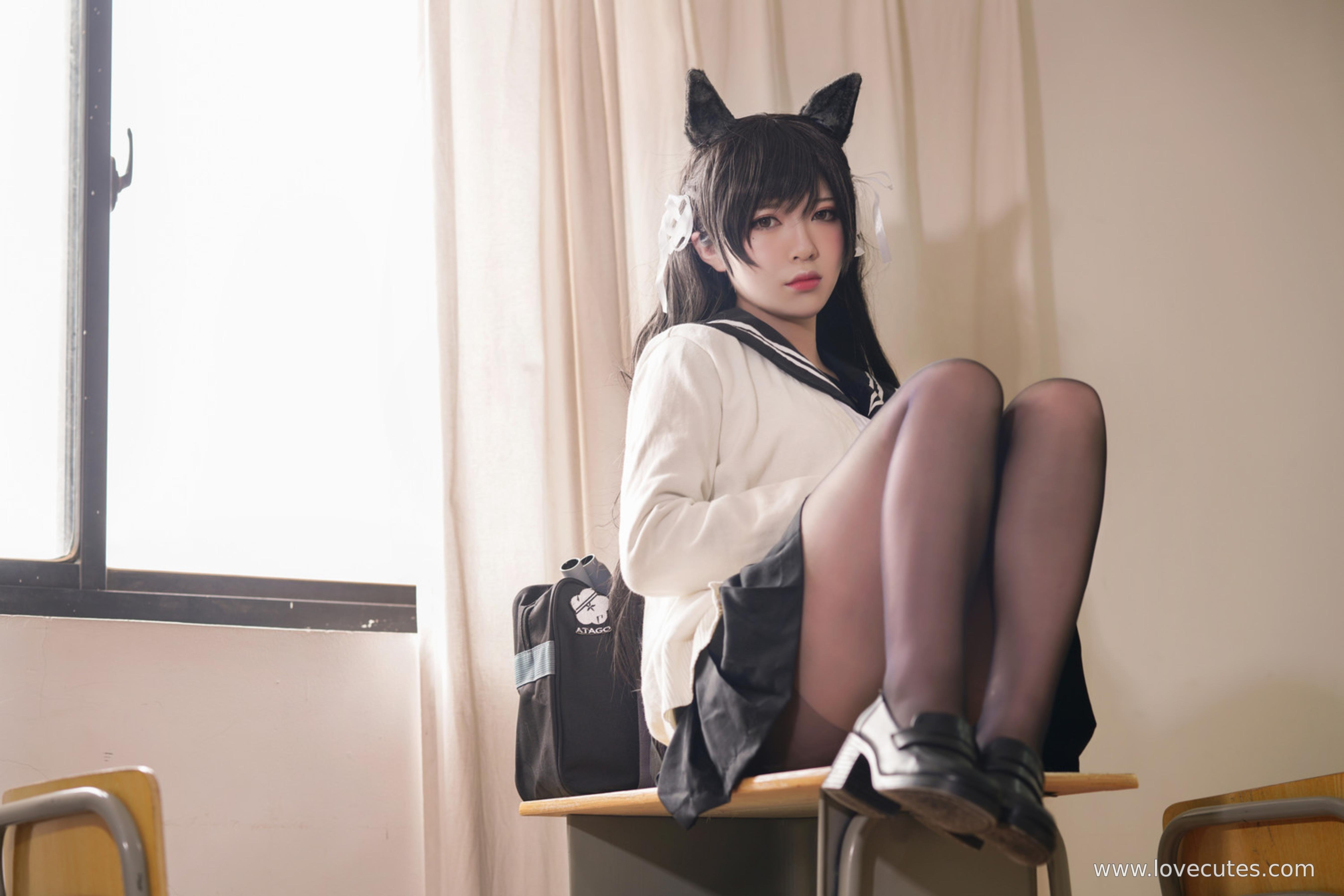 Ban Ban Zi Cosplay Atago Academy Fantasy 25P