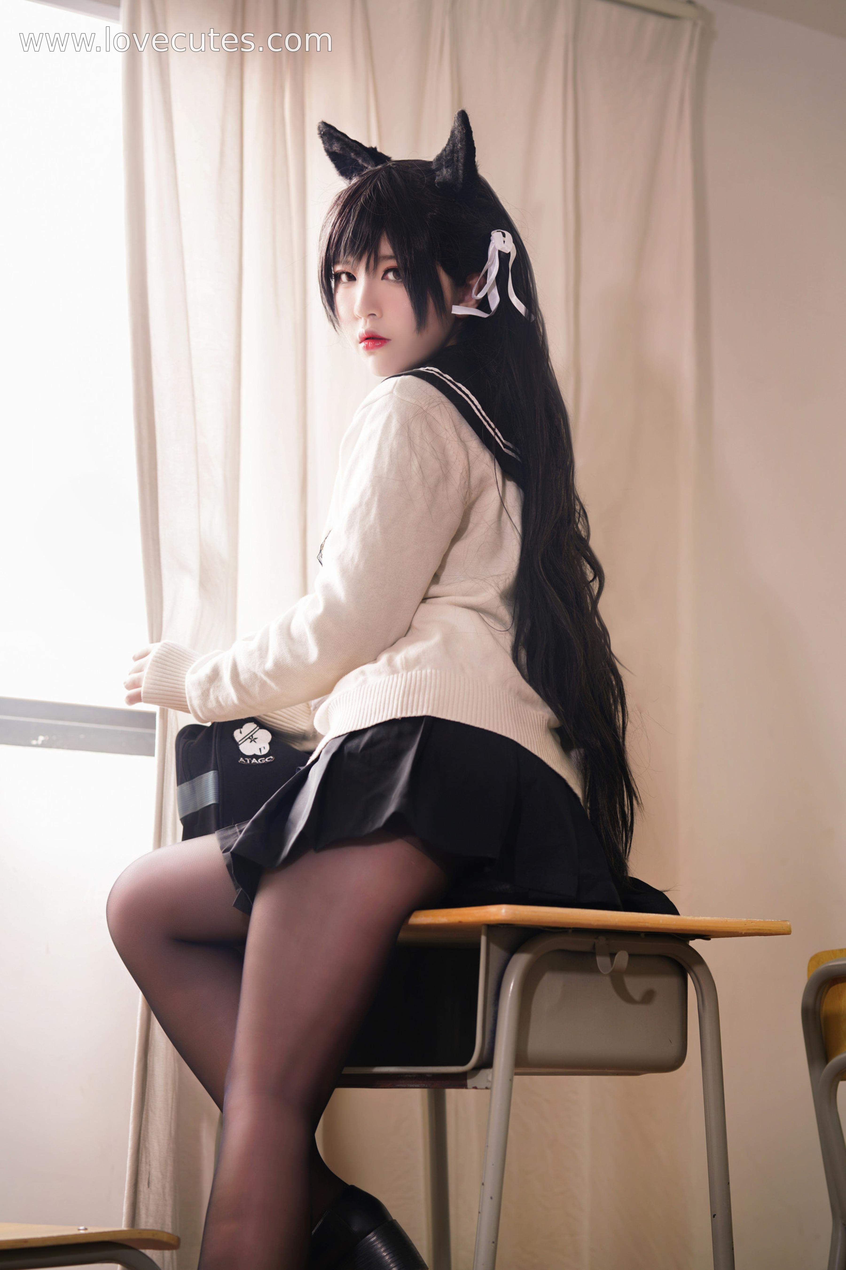Ban Ban Zi Cosplay Atago Academy Fantasy 25P