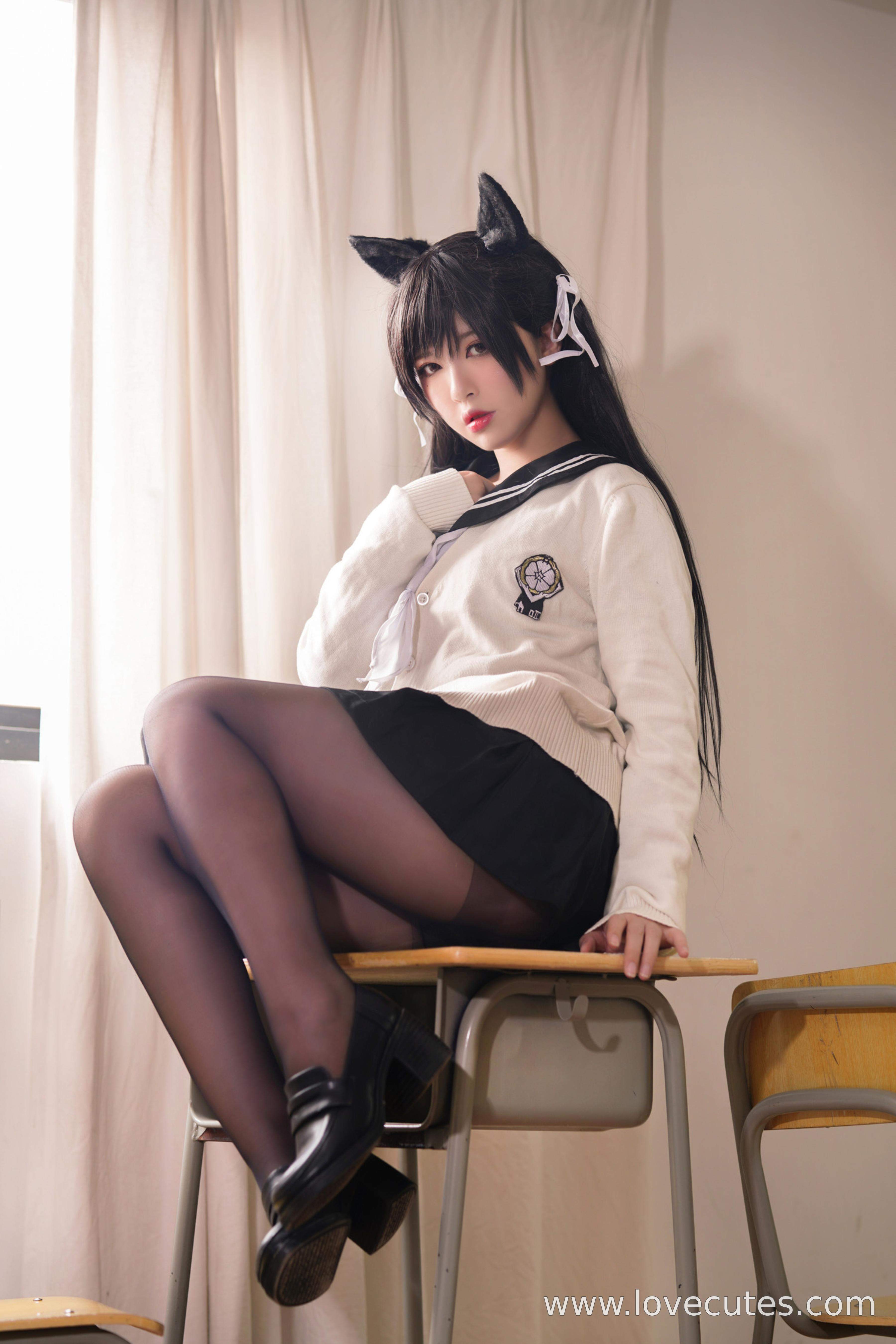 Ban Ban Zi Cosplay Atago Academy Fantasy 25P