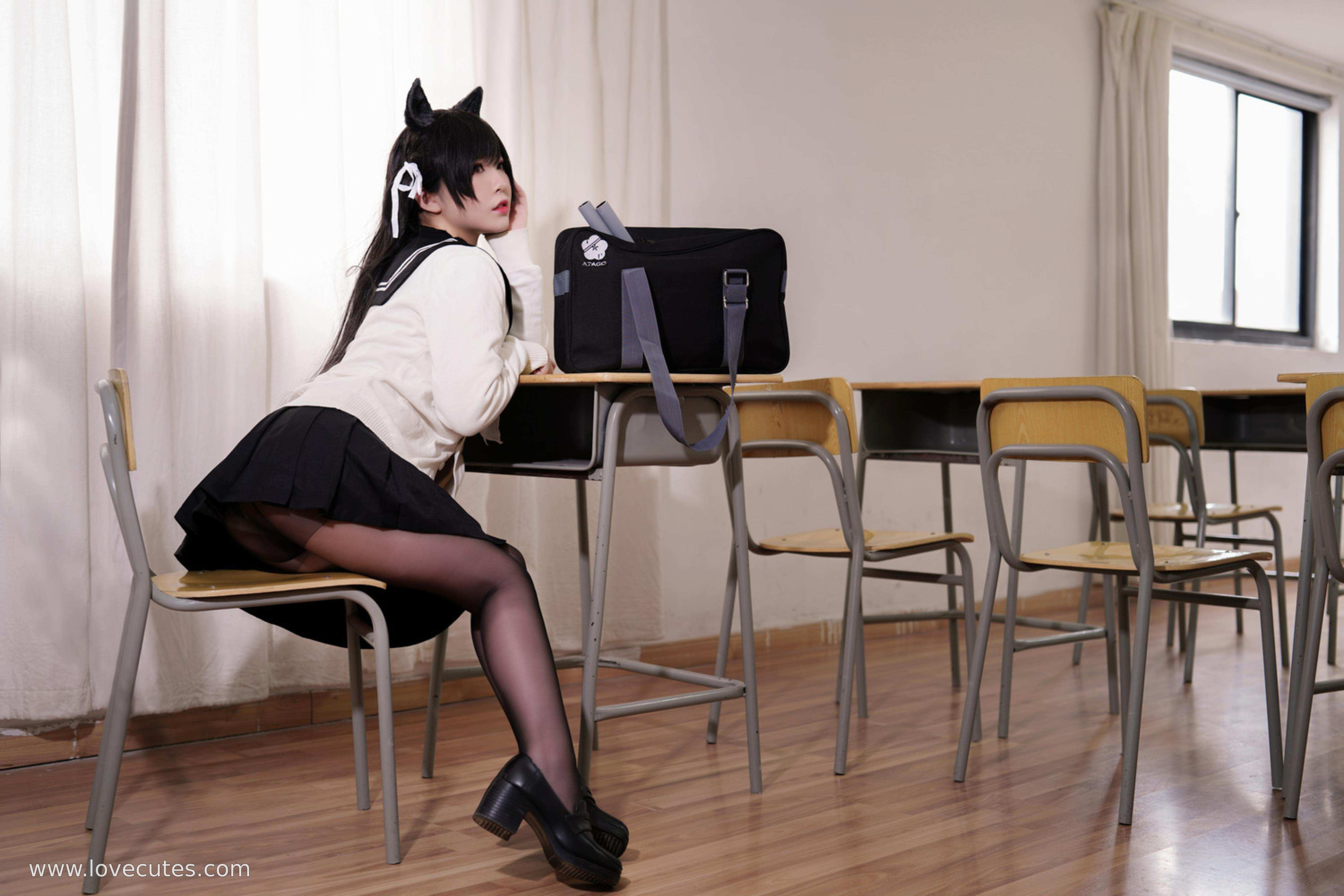 Ban Ban Zi Cosplay Atago Academy Fantasy 25P